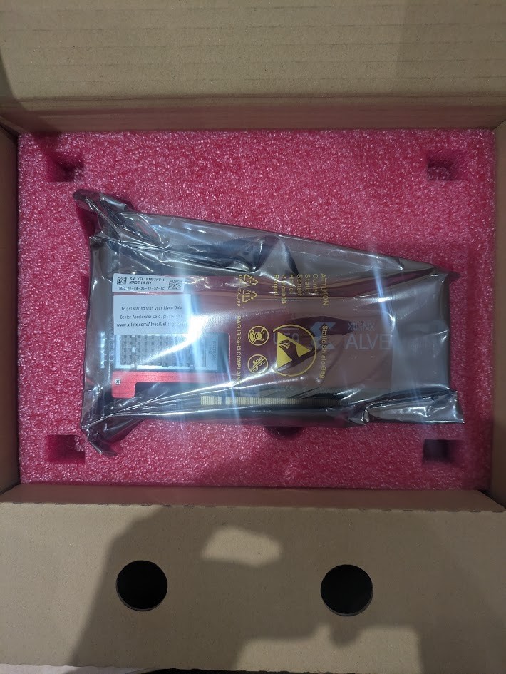 4 FACTORY SEALED xilinx alveo u50 data accelerator cards U50-P00G-PQ-G