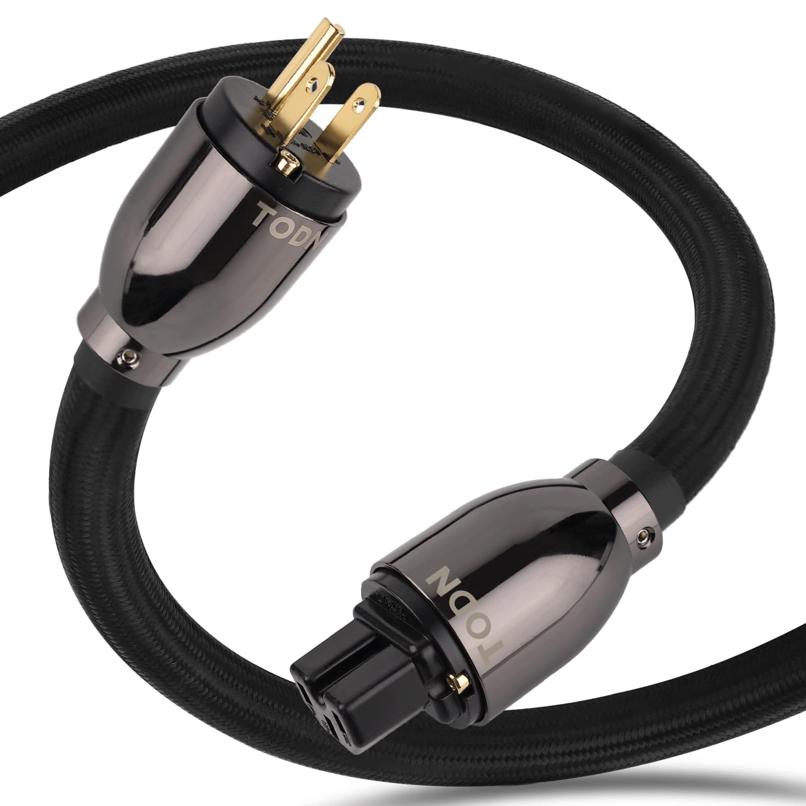 4.9ft Audiophile Audio Power Cable 3-Core OCC for Speaker/Amp