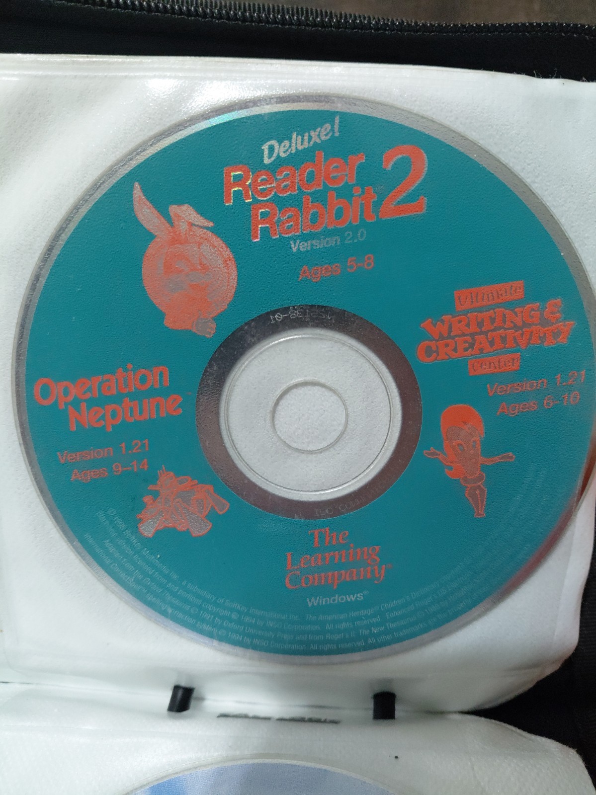 The Learning Company Reader Rabbit 2 Deluxeversion 2.0 Vintage PC  Game