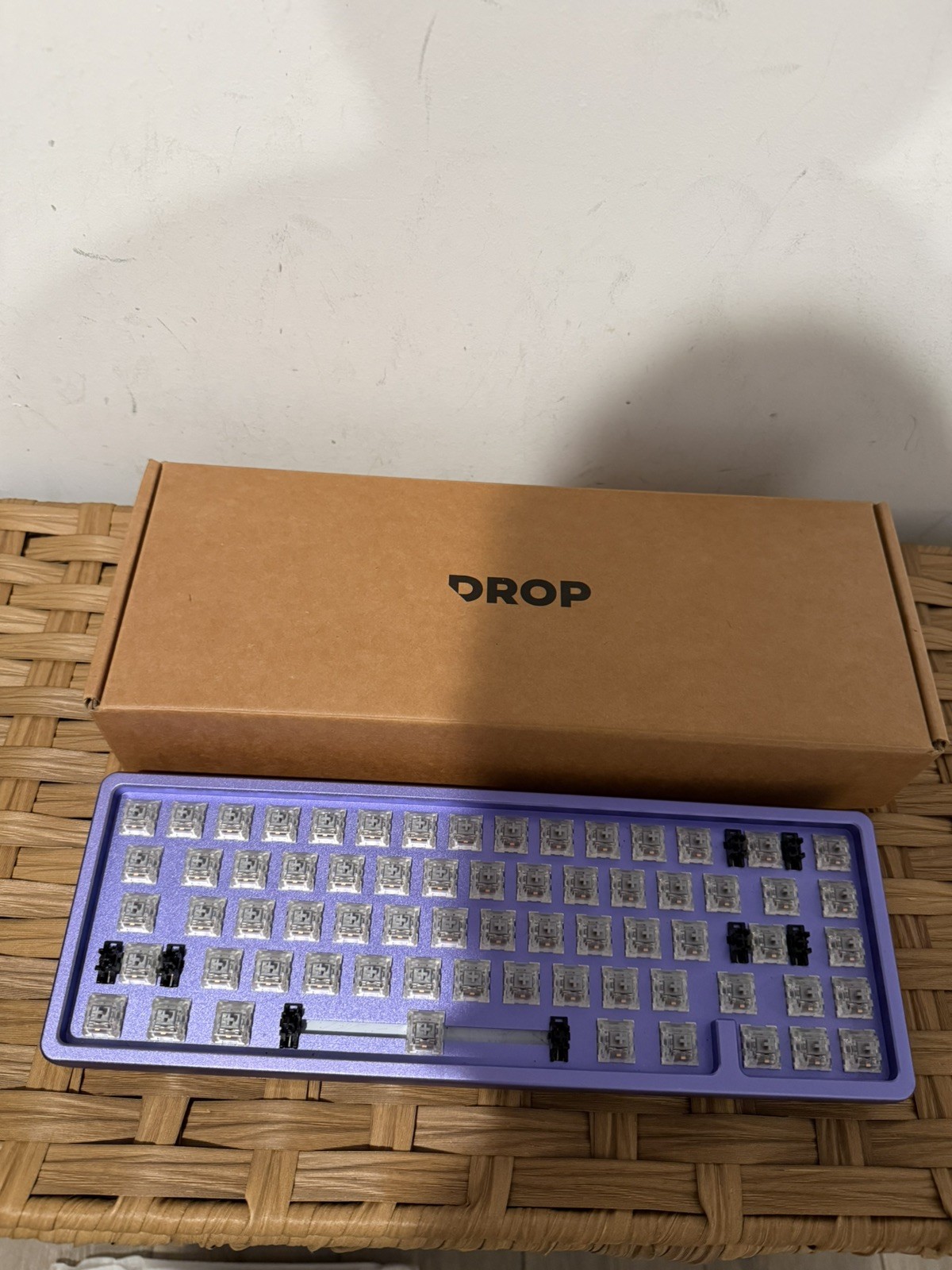 DROP + MiTo Laser ALT High Profile 65% Mechanical Keyboard Kailh Speed Silvers