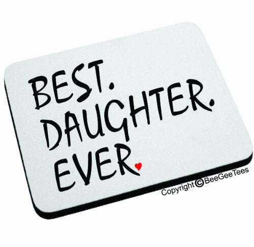 BEST DAUGHTER EVER Mouse Pad Happy Mothers Day Birthday Gift