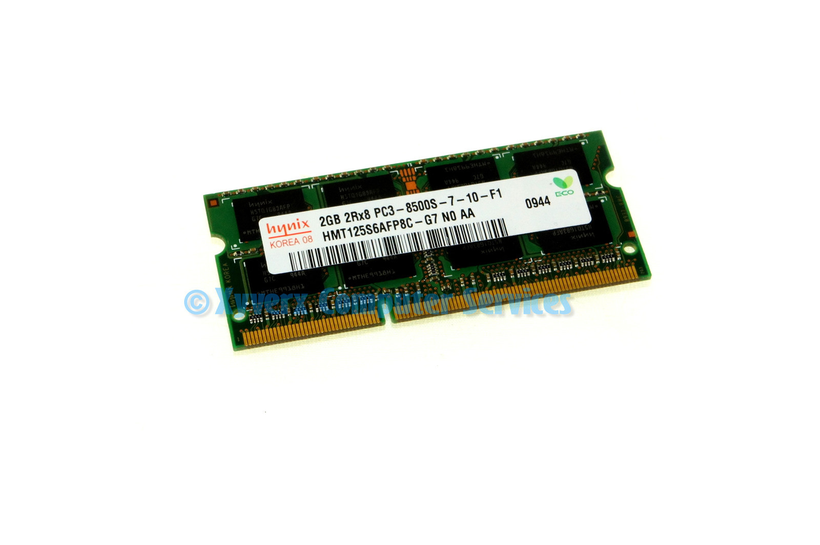 HMT125S6AFP8C-G7 GENUINE HYNIX LAPTOP MEMORY 2GB 2RX8-PV3-8500S-7-10-F1 (CA61)