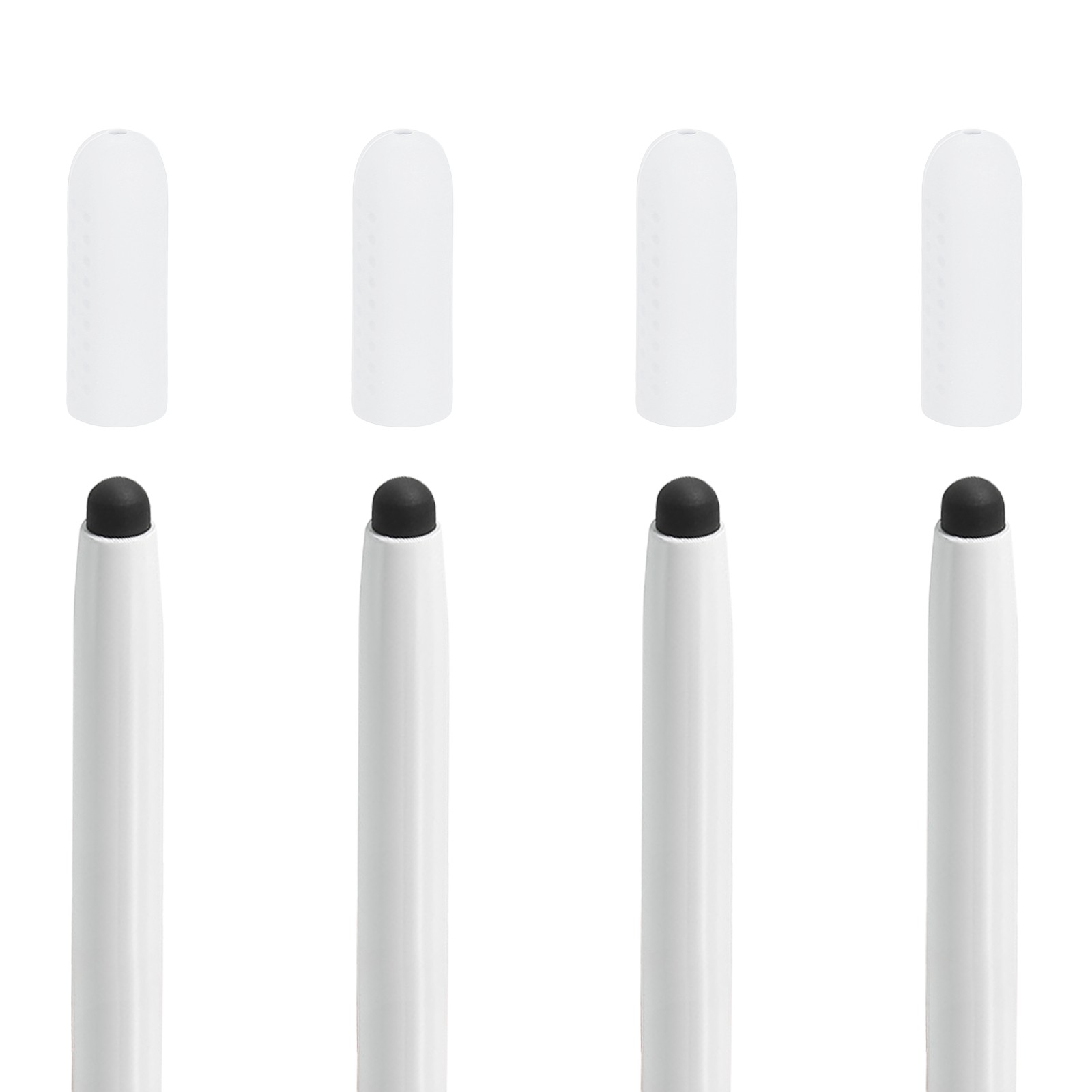 4Pcs Pen Nib Cover Tip Nib Cap Protector for 1st to 4th Stylus Pen, White