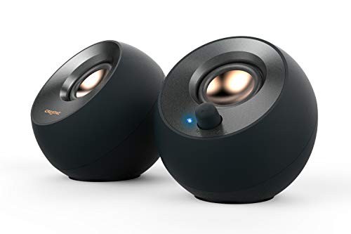 Creative Pebble V2 2.0 Speaker System - 8 W RMS - Black (51mf1695aa000)