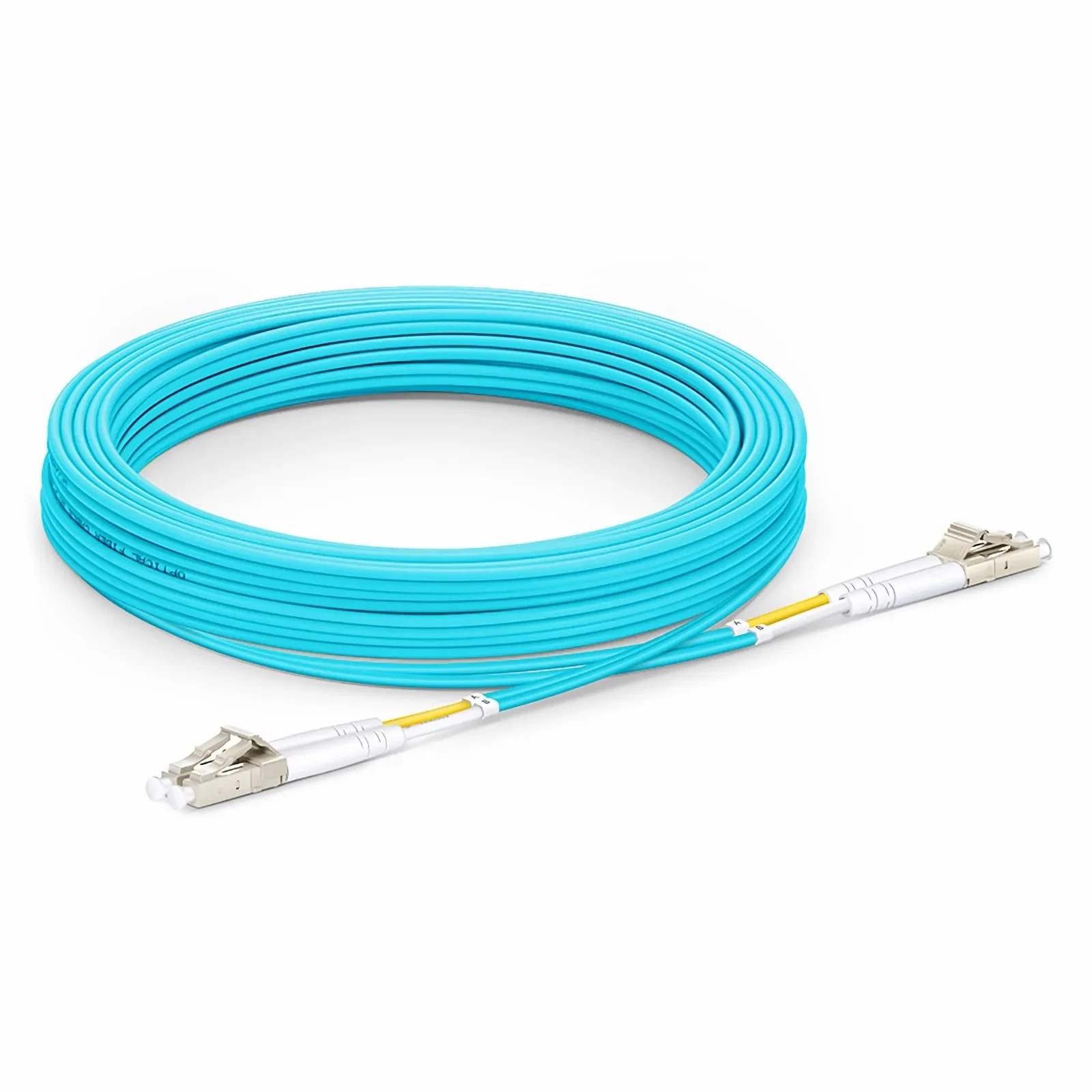 10x pack 10m LC/UPC to LC/UPC Fiber Optic OM4 MultiMode Duplex 50/125 Lot Patch