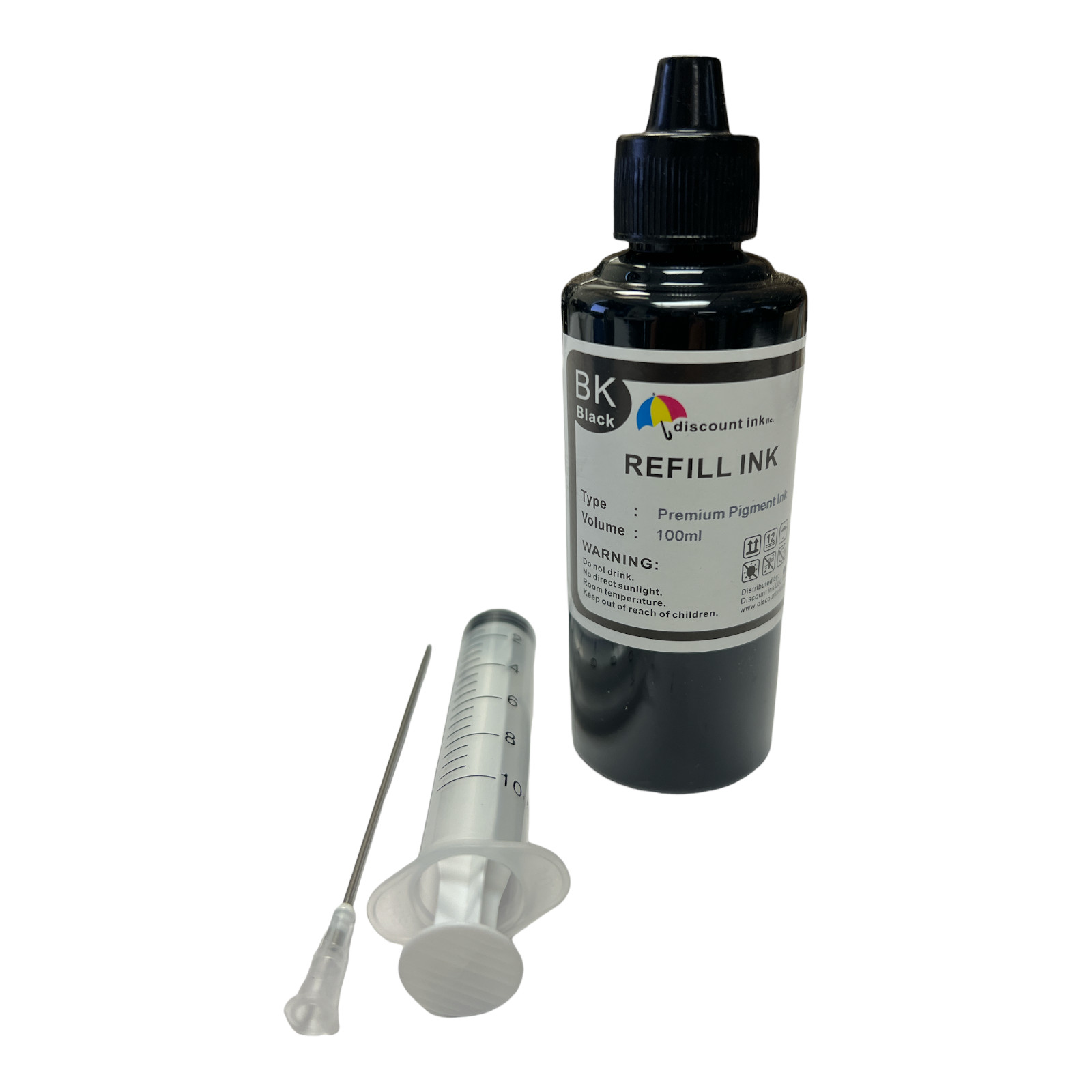 100ml Pigment Black Ink Refill Ink Bottle For Canon PIxma MX490 series Printer