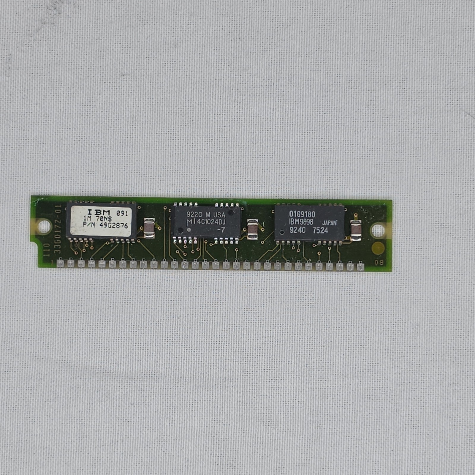 IBM 128MB RIMM PC-600 184-Pin Non-ECC RAM Memory Module 49G2876