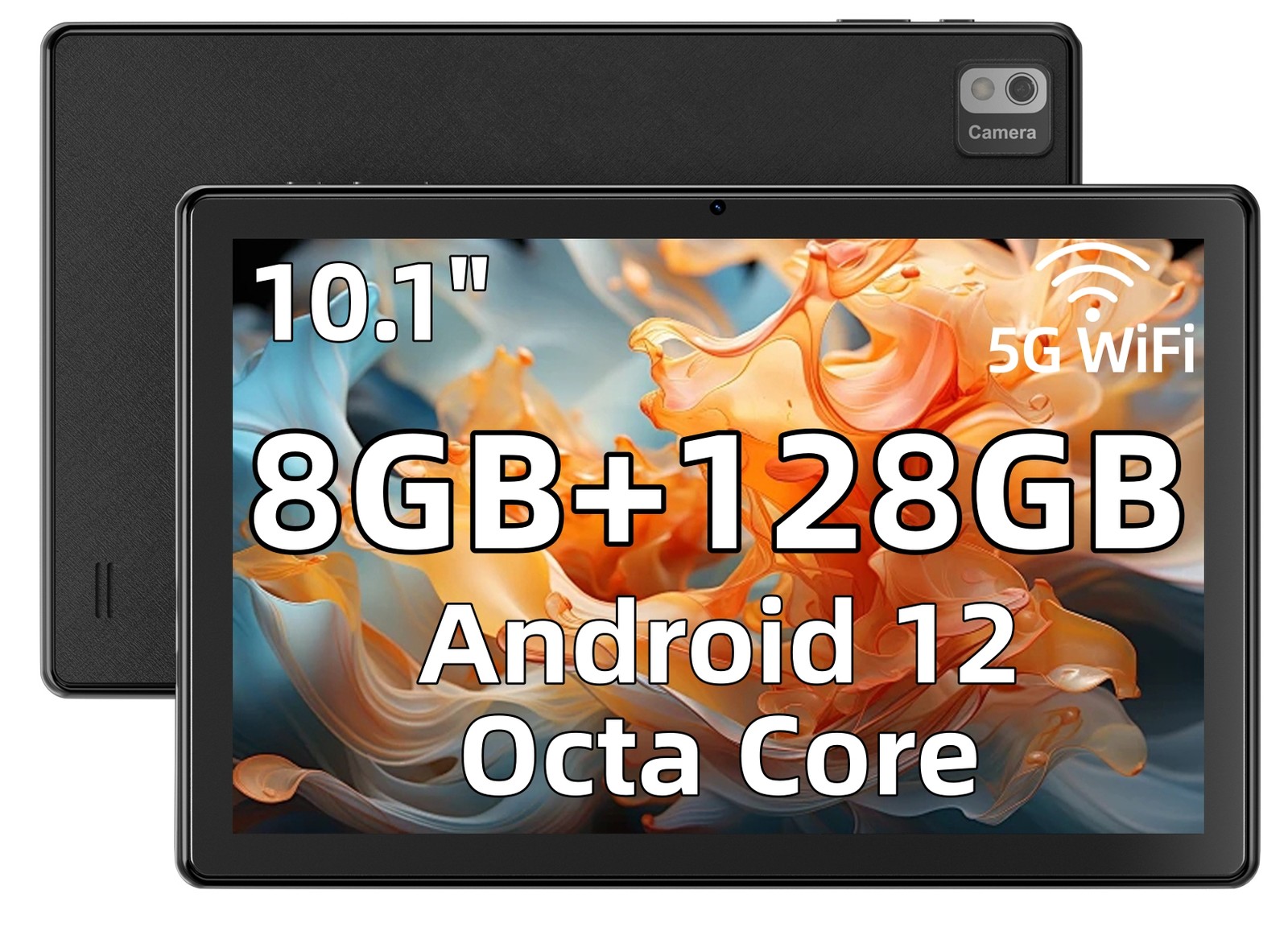 SGIN 10.1" Tablets 8GB 128GB Android 12 Octa Core MTK8183 6000mAh Type-C MicroSD