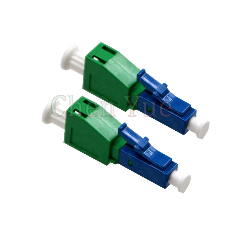 2pcs LC/APC Female -LC/UPC Male Optical Fiber Connector  Fiber Adapter Flange 