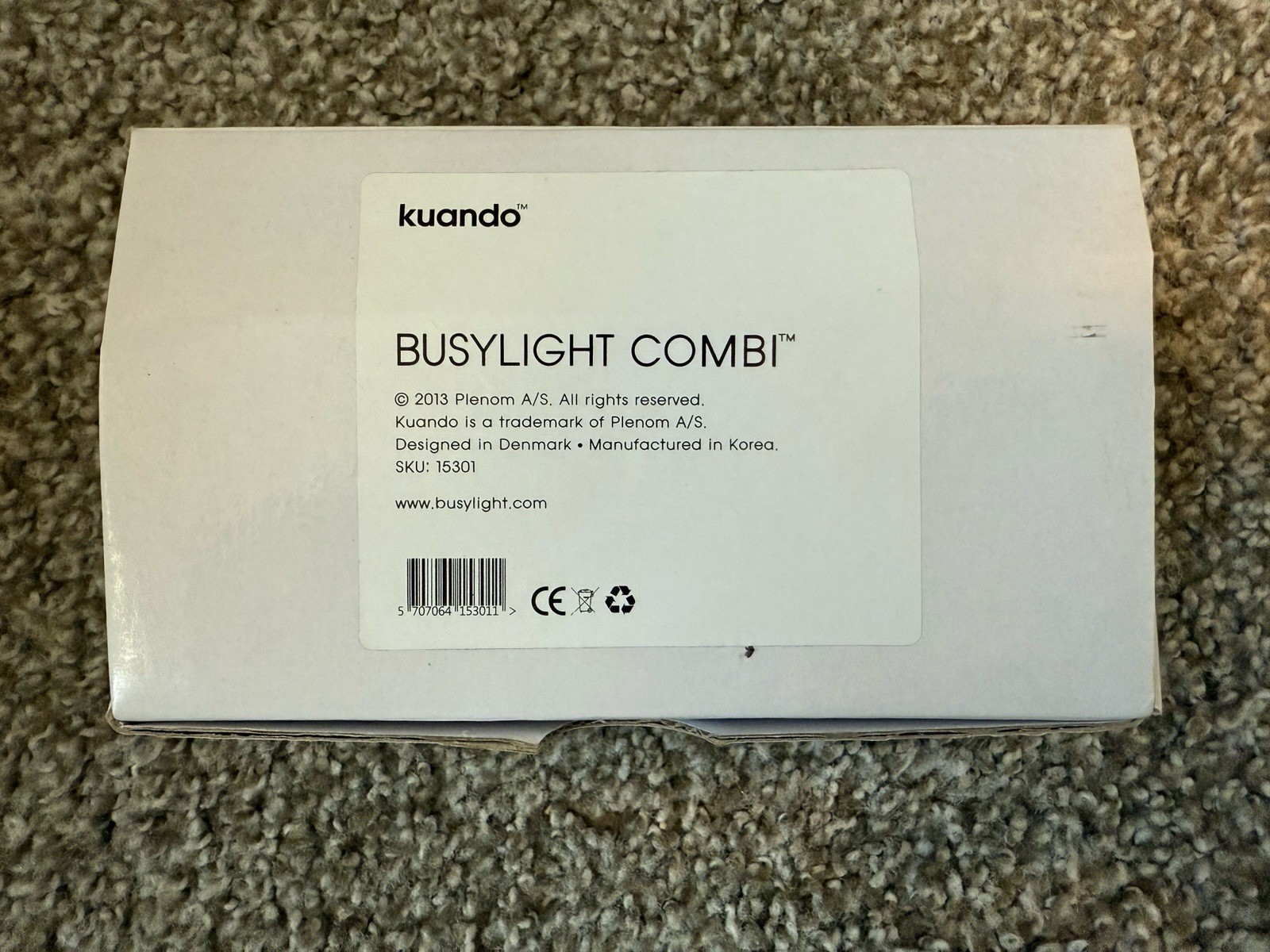 Kuando Busylight Combi Lightweight 15301 for Headsets & Desk Phones NEW