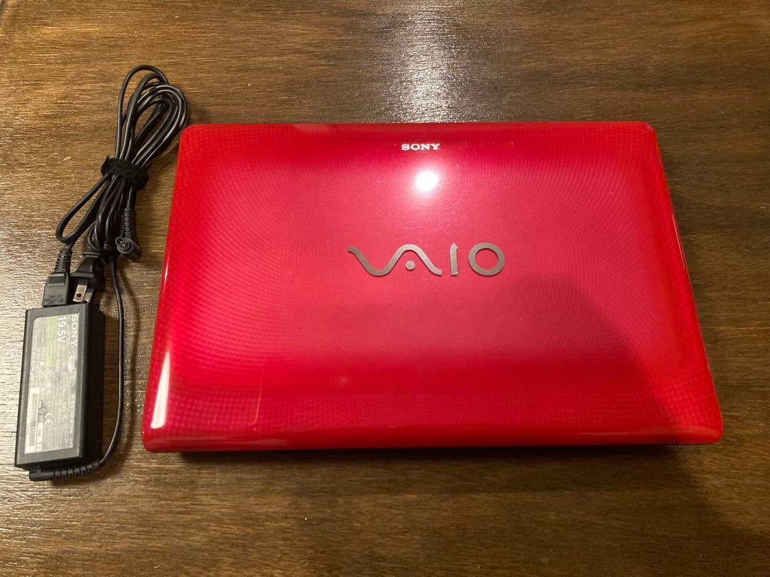Sony VAIO VPCEB38FJ Laptop Red Windows PC AC Adapter Tested Working Japan Rare