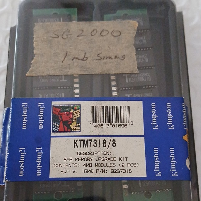 Kingston KTM7318/8 8MB Memory Upgrade Kit (2x4MB) 72-Pin SIMM EDO RAM