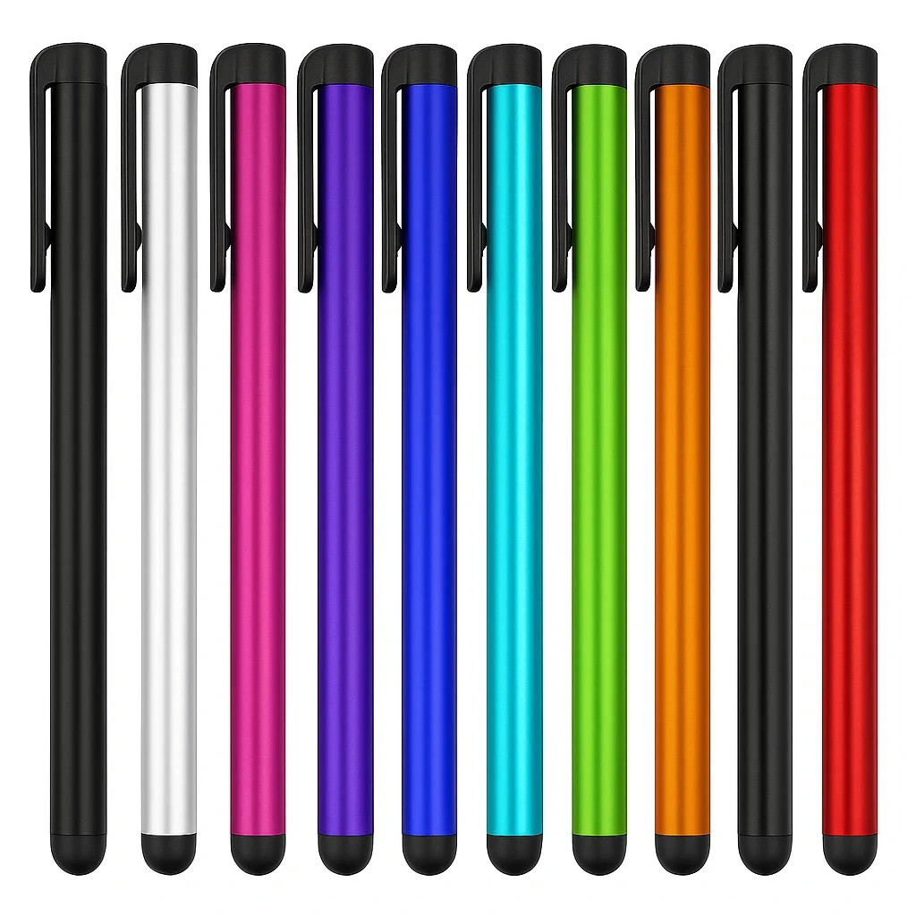 10PCS Capacitive Touch Screen Stylus Pens for iPad, iPhone, Samsung & Tablets