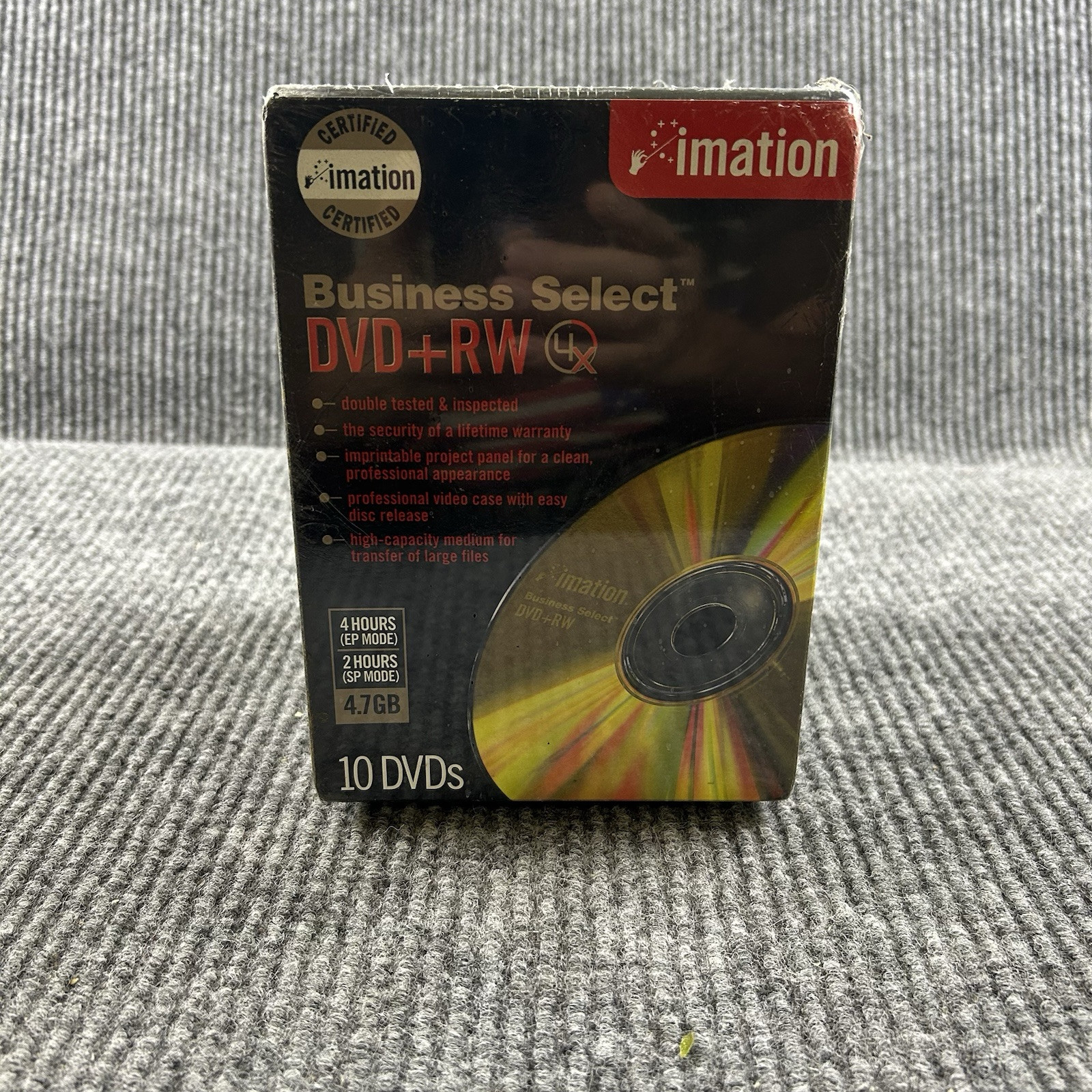 Imation Business Select 8X w/ Pro Video Case DVD+RW 4.7 GB - 10 Pack