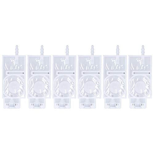 6 PCS Ink Damper Replacement Solvent Inkjet Head Rectangular Fits 4x3mm Tube