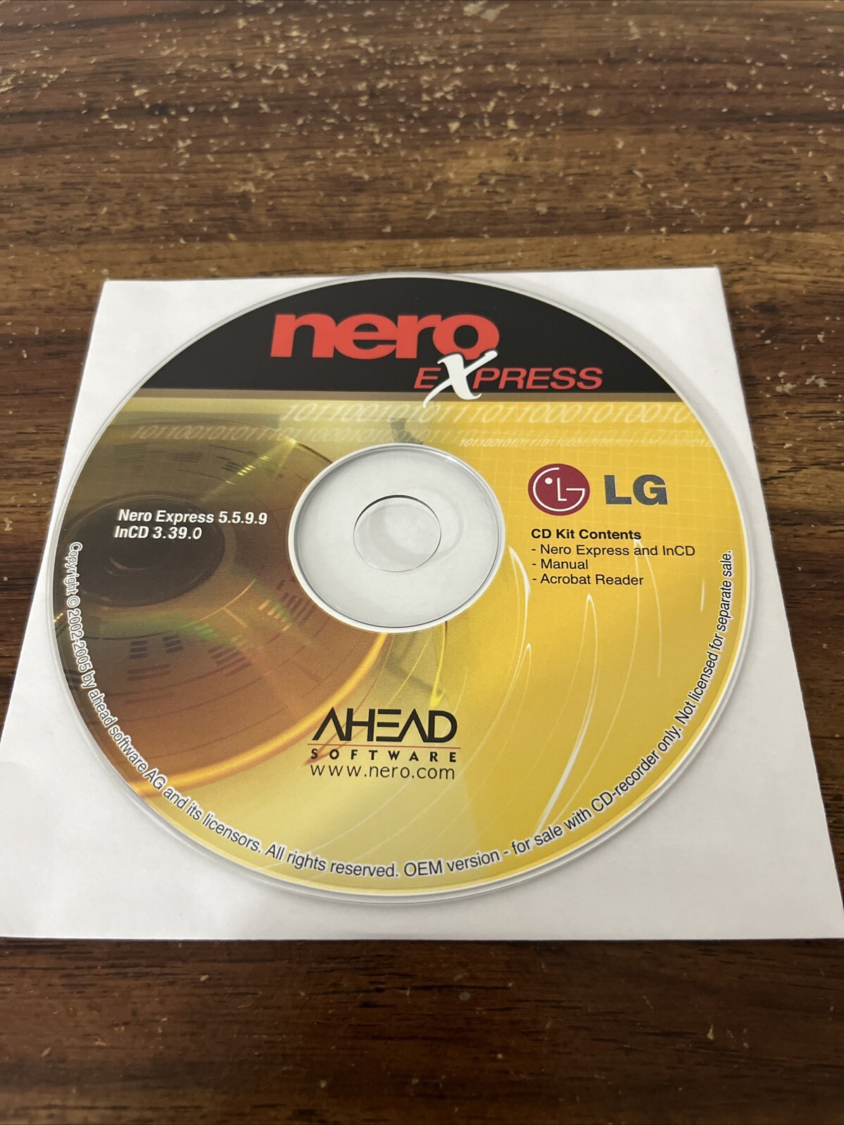 NERO EXPRESS 5.5.9.9 InCD 3.39.0 CD LG