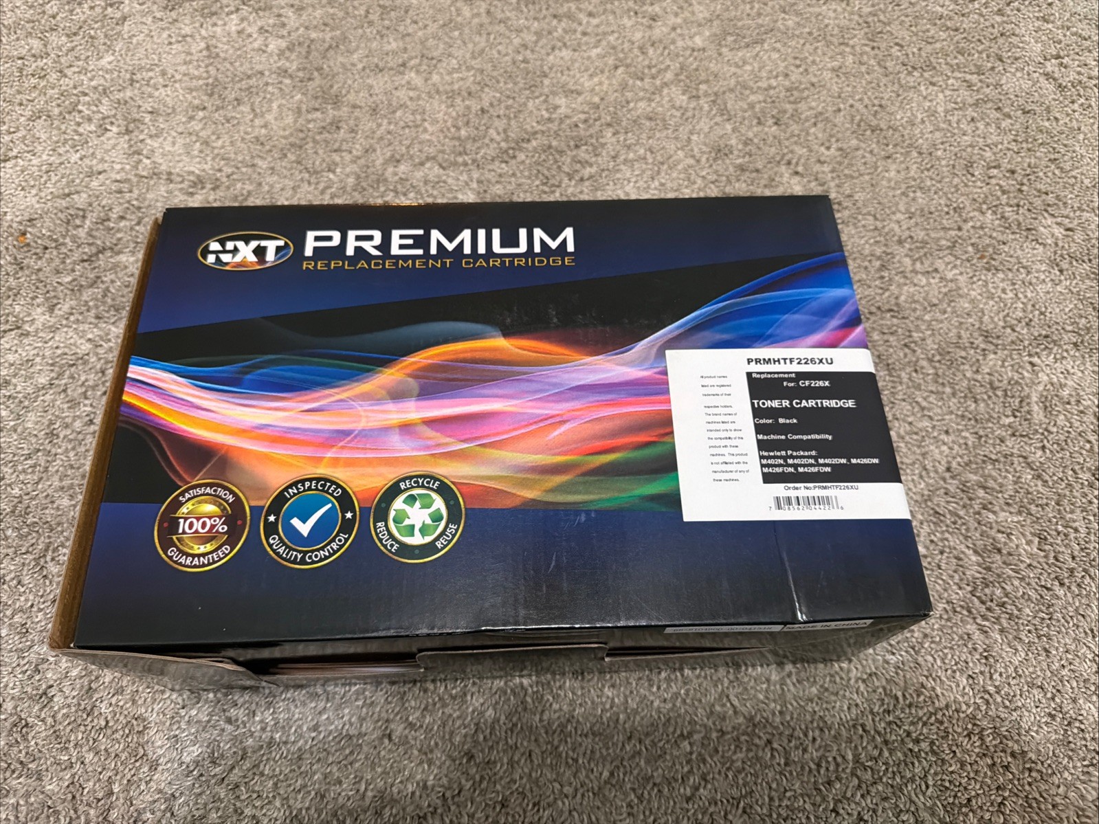 NXT PREMIUM REPLACEMENT CARTRIDGE PRMHTF226XU BLACK FOR CF226X