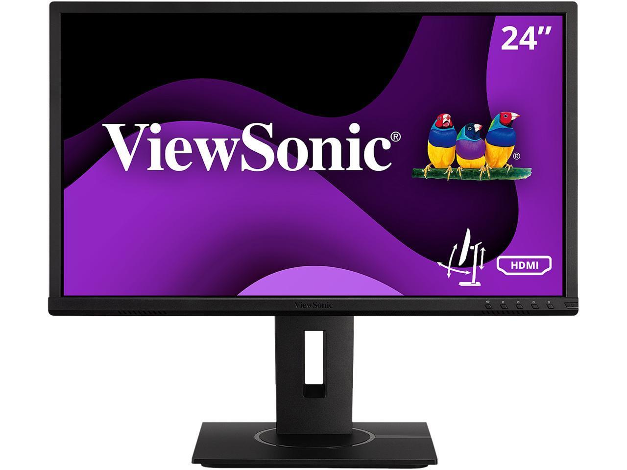 ViewSonic VG2440 24 Inch IPS 1080p Ergonomic Monitor with Integrate vDisplyManag