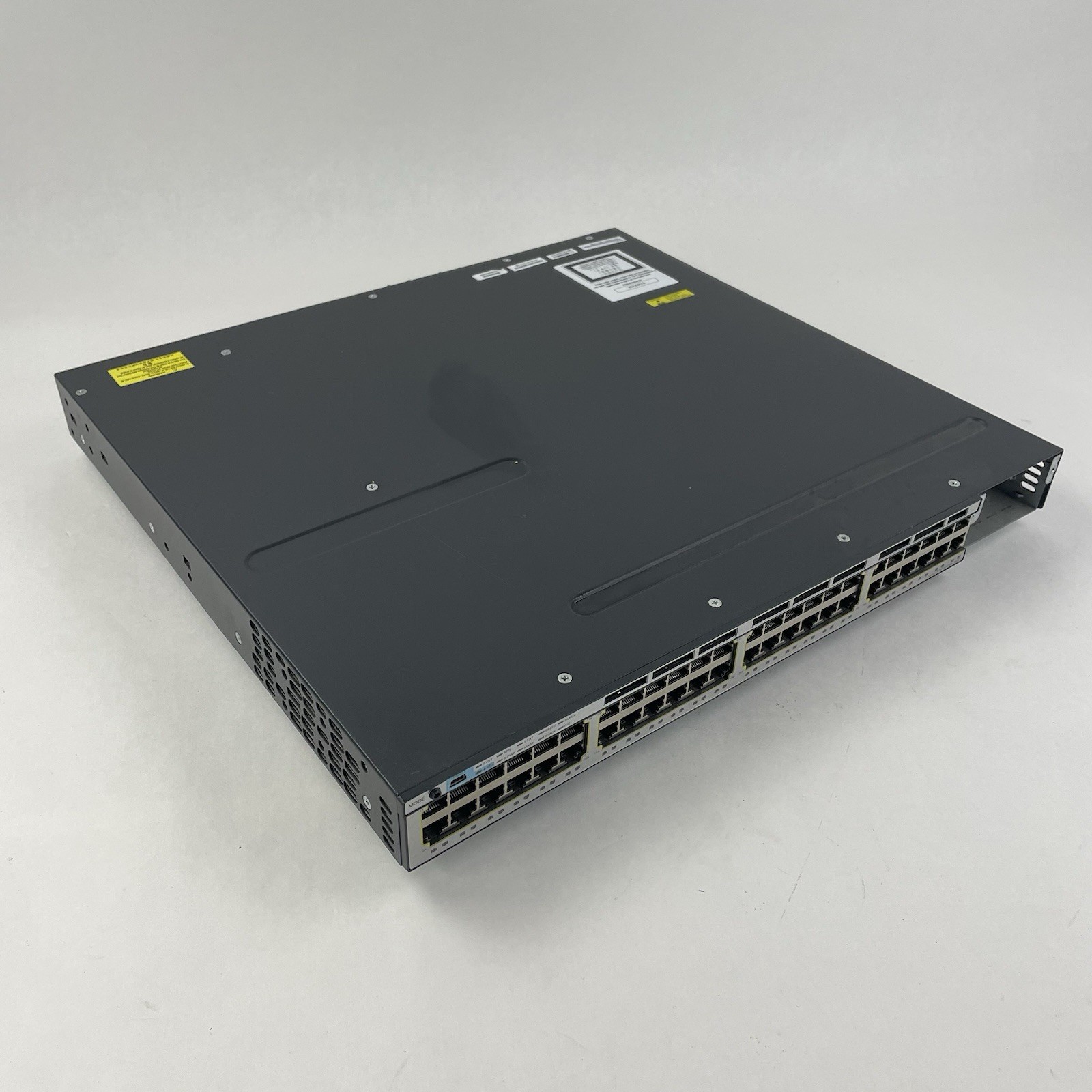 Cisco WS-C3750X-48PF-S 48 Port PoE Tested Reset