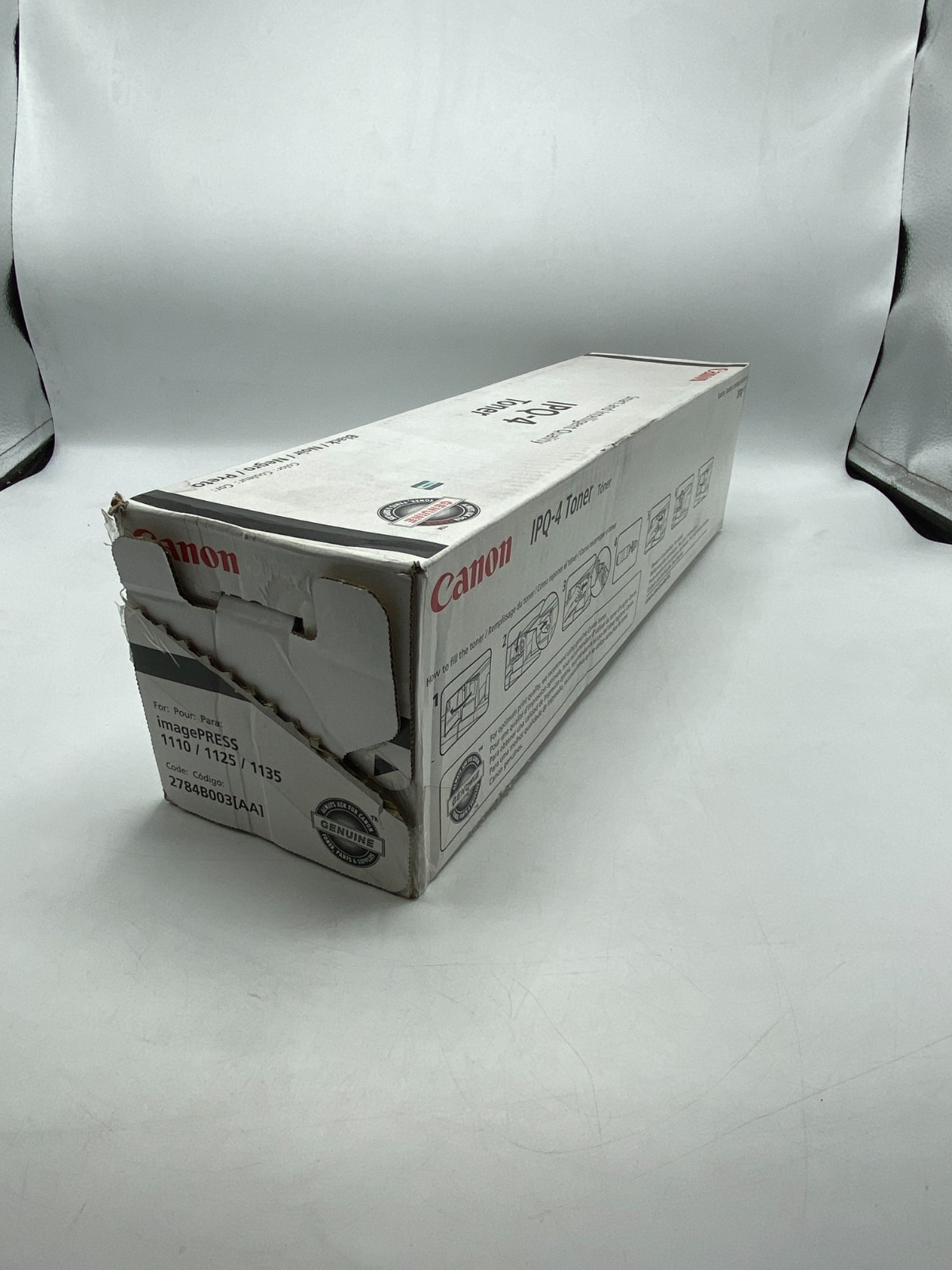 2784B003 OEM Canon IPQ-4 Black Toner. Open Box