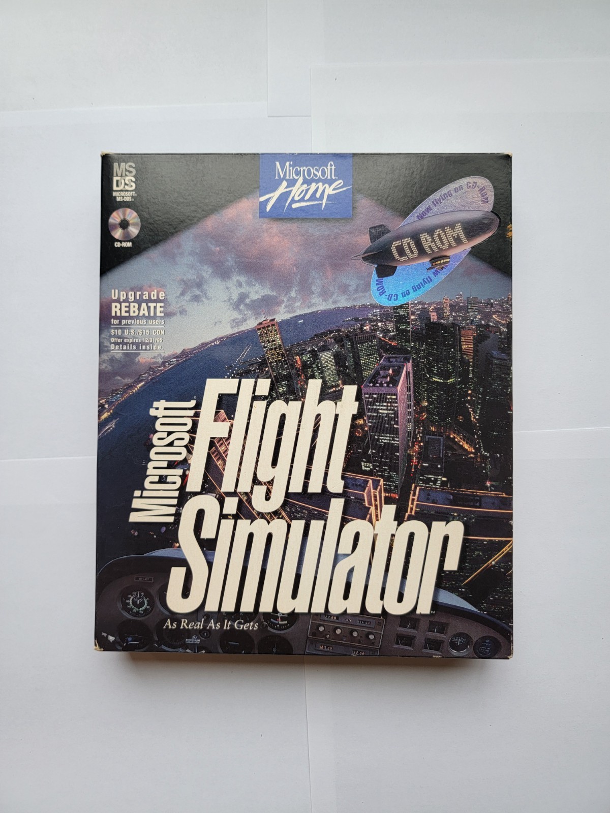 MS Flight Simulator 5.1 w/ Pilot's Handbook PC CD simulation fly game BIG BOX 