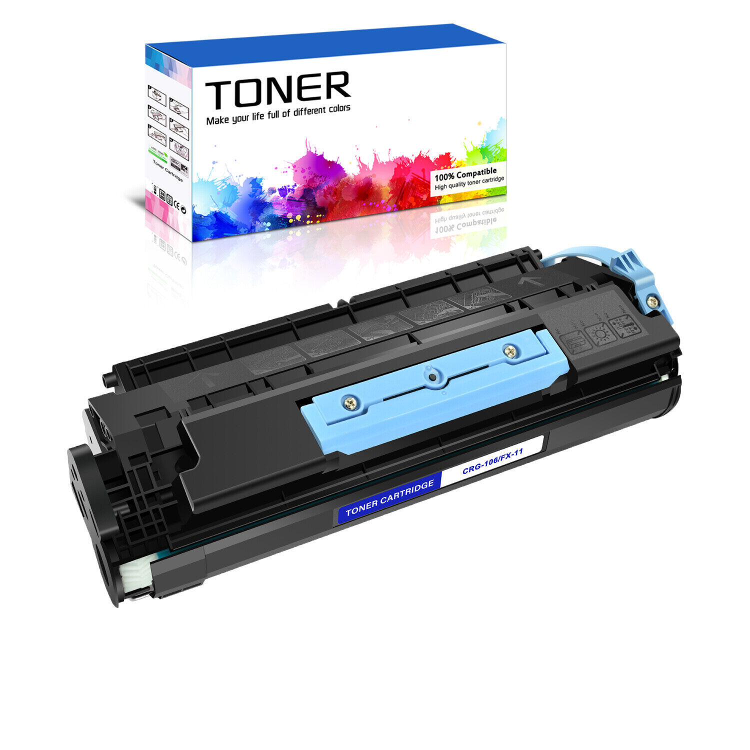 1PK Black CRG106 Toner Cartridge For Canon106 ImageClass MF6590 MF6595 MF6595cx