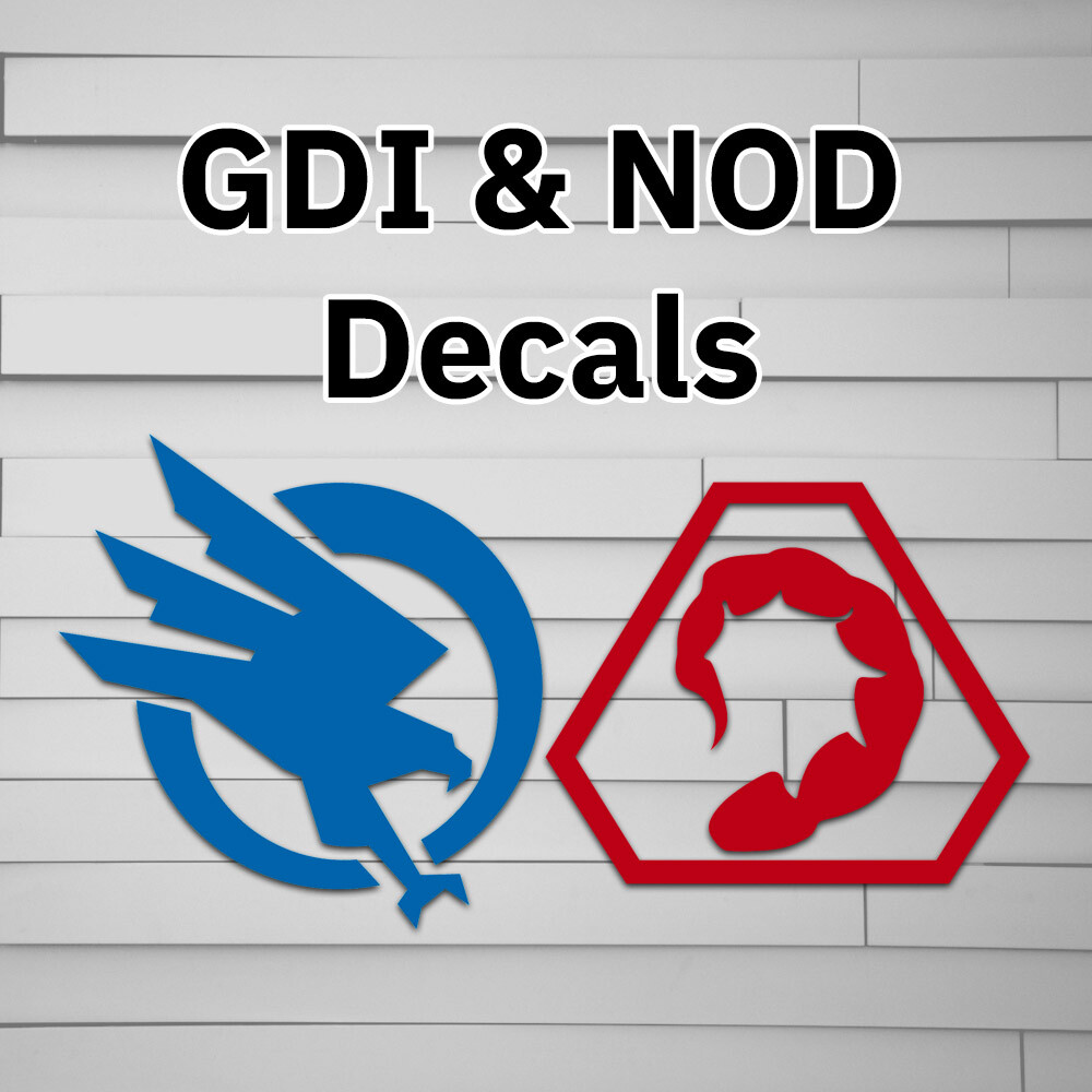 Command & Conquer GDI Brotherhood of NOD Vinyl Decal (for laptop window tumbler 