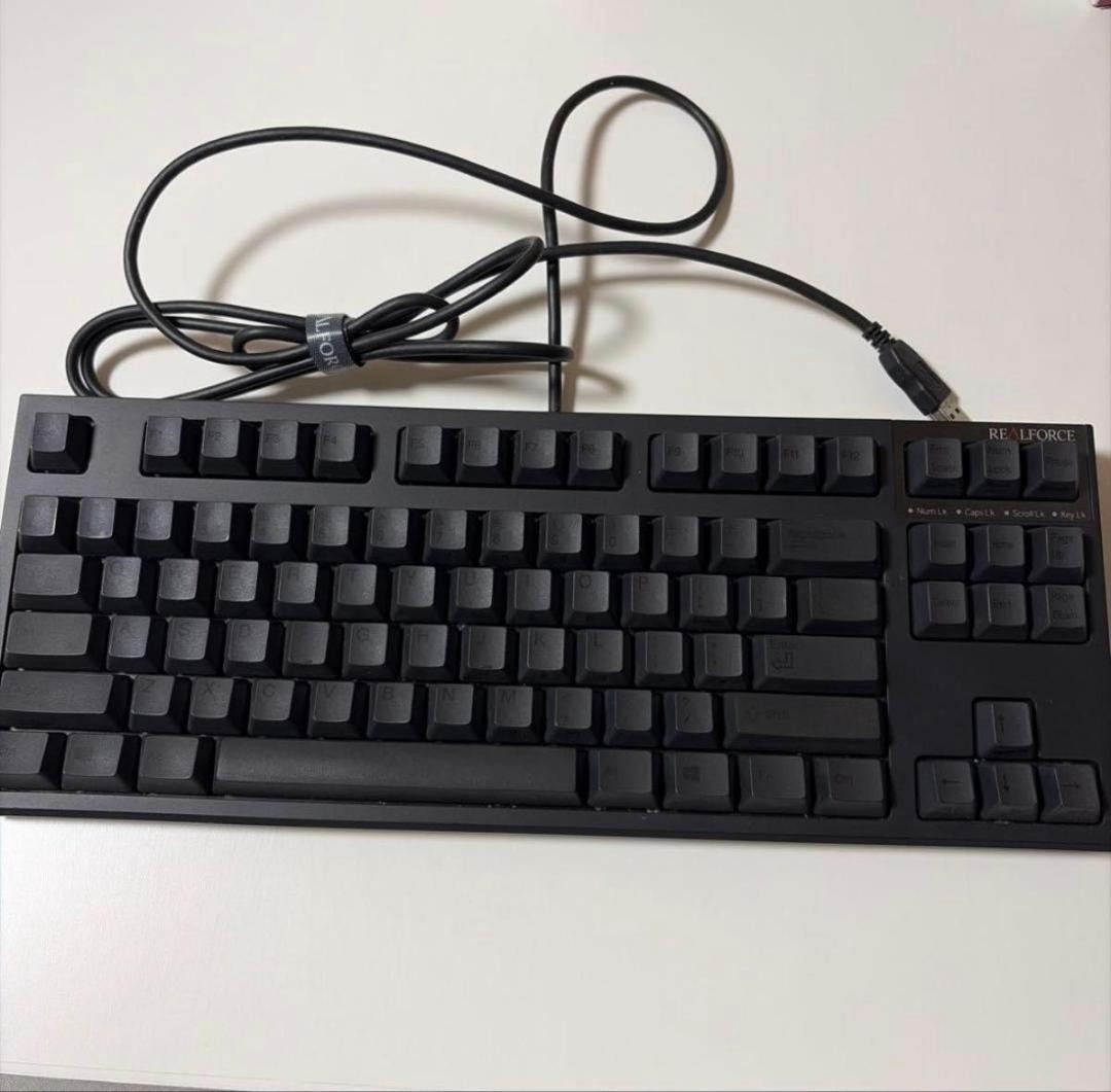 Topre REALFORCE R2 Tenkeyless PFU Limited Edition USB Cable Tested Working Japan