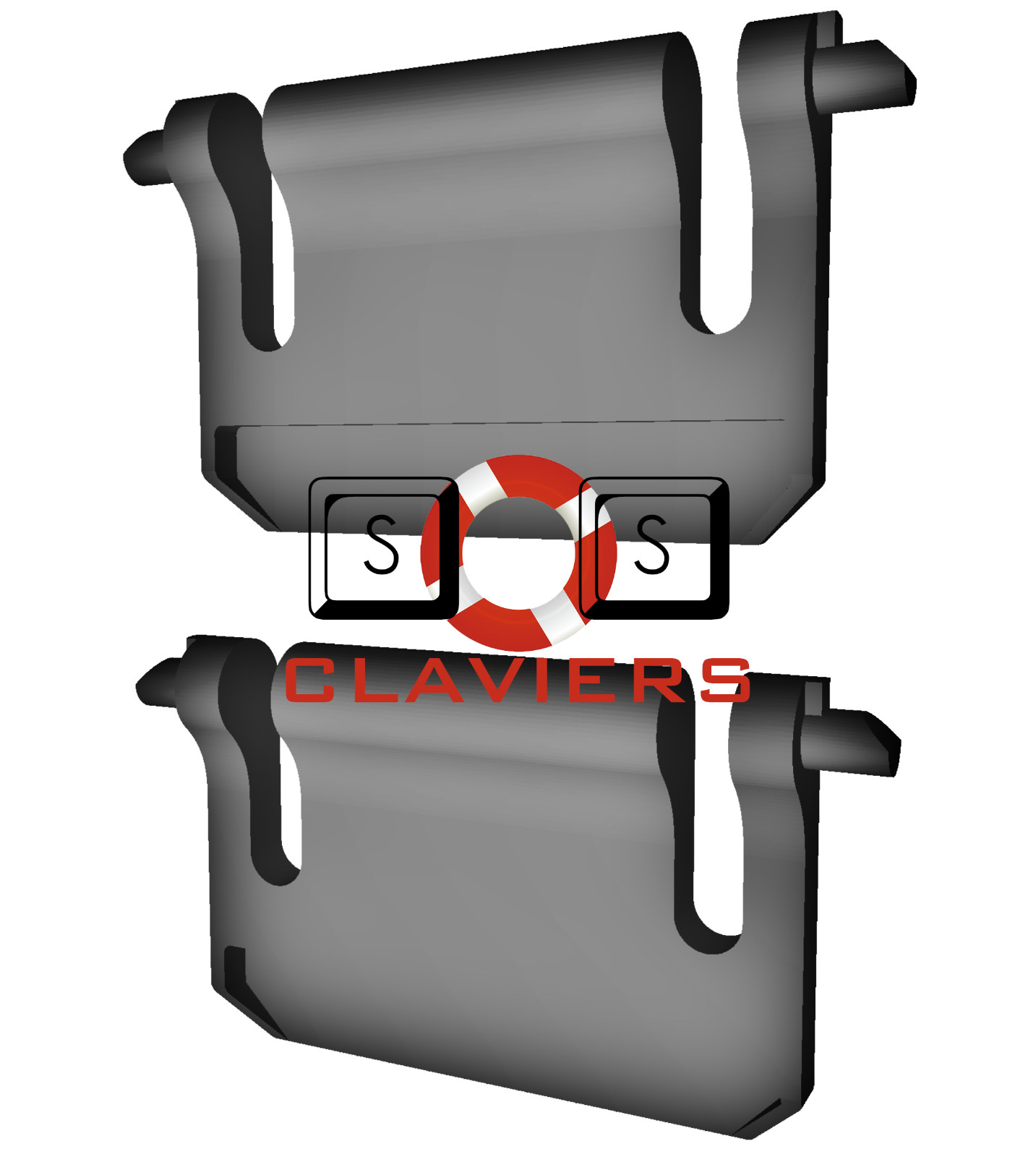 Tecware Phantom+ Elite Keyboard Spare Replacement Tilt Leg Stand Foot Feet