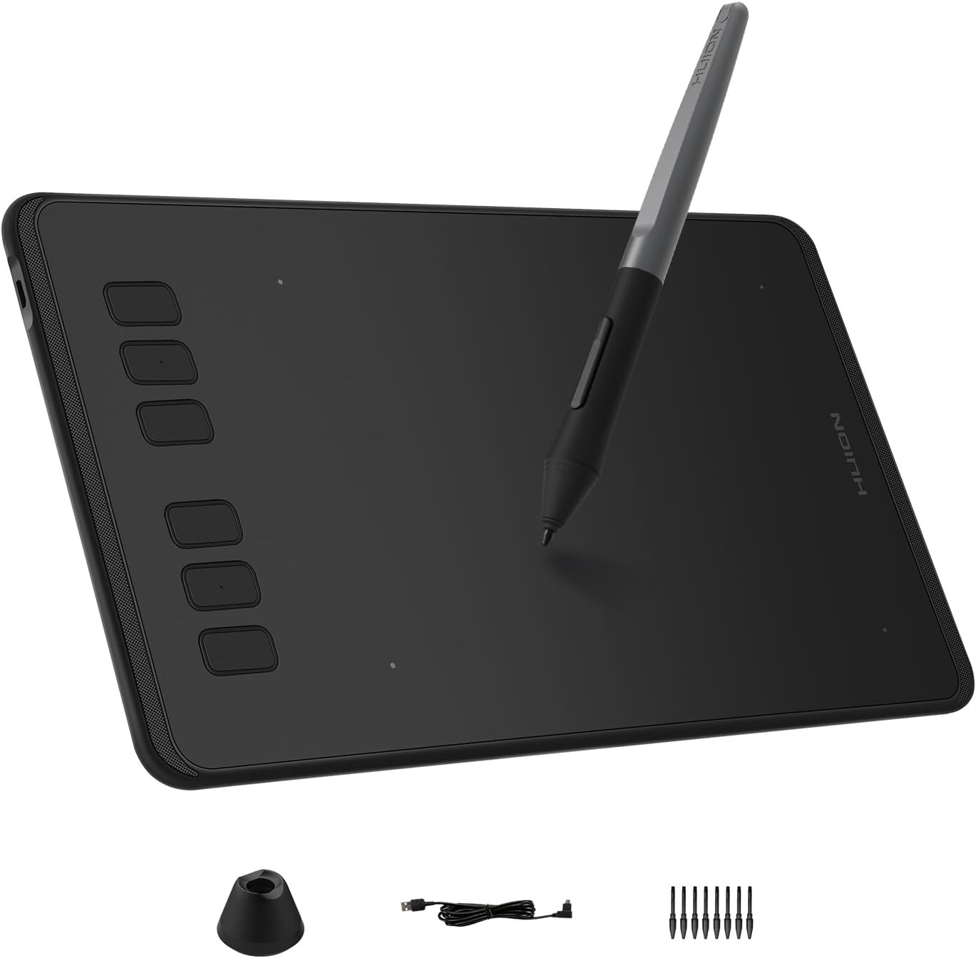 Inspiroy H640P 6x4" Drawing Tablet with Battery-Free Stylus and 8192 Pressure Le