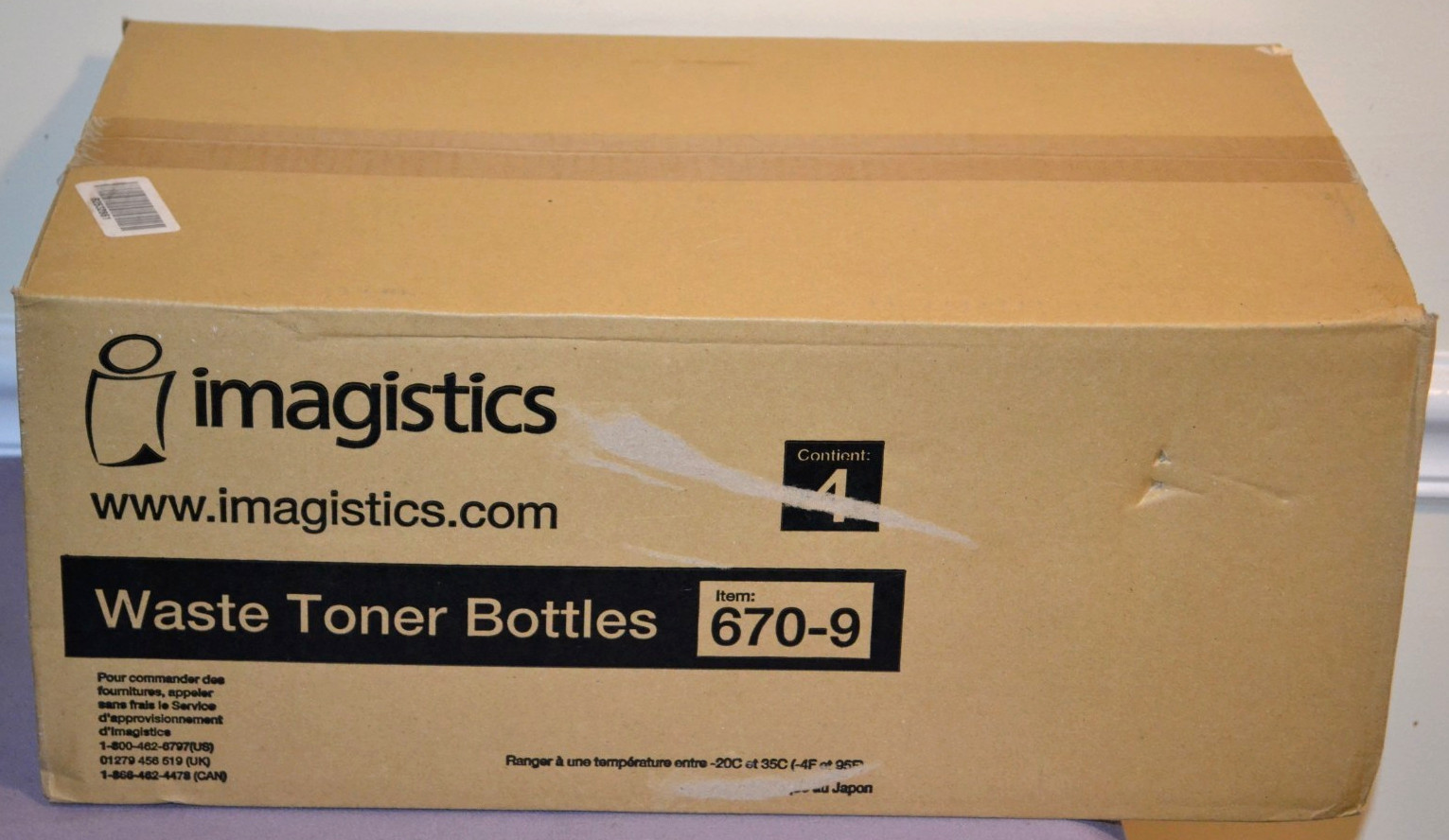 Genuine Imagistics 670-9 Waste Toner Container Bottles for IM5530/6530/8130--New