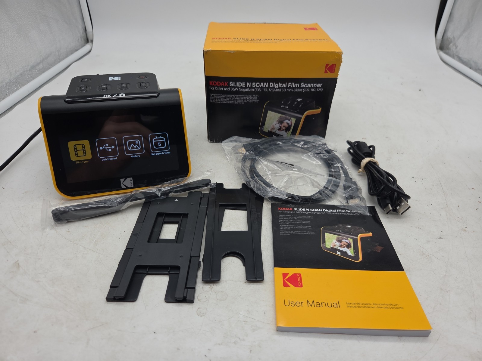 Kodak Slide N Scan Digital Film Scanner for Color/B&W Negatives - TESTED RODFS50