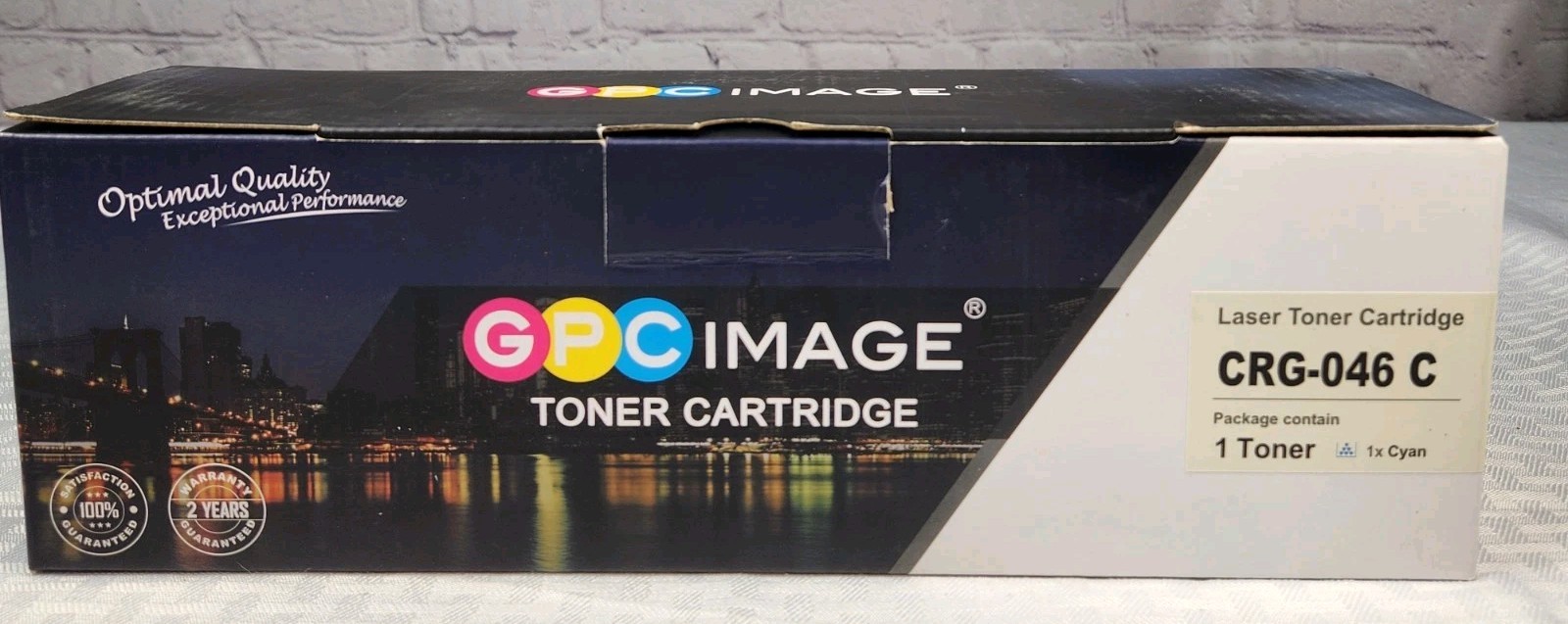 New Sealed GPC Image Laser Toner Cartridge CRG-046 C  Cyan Printer Copier