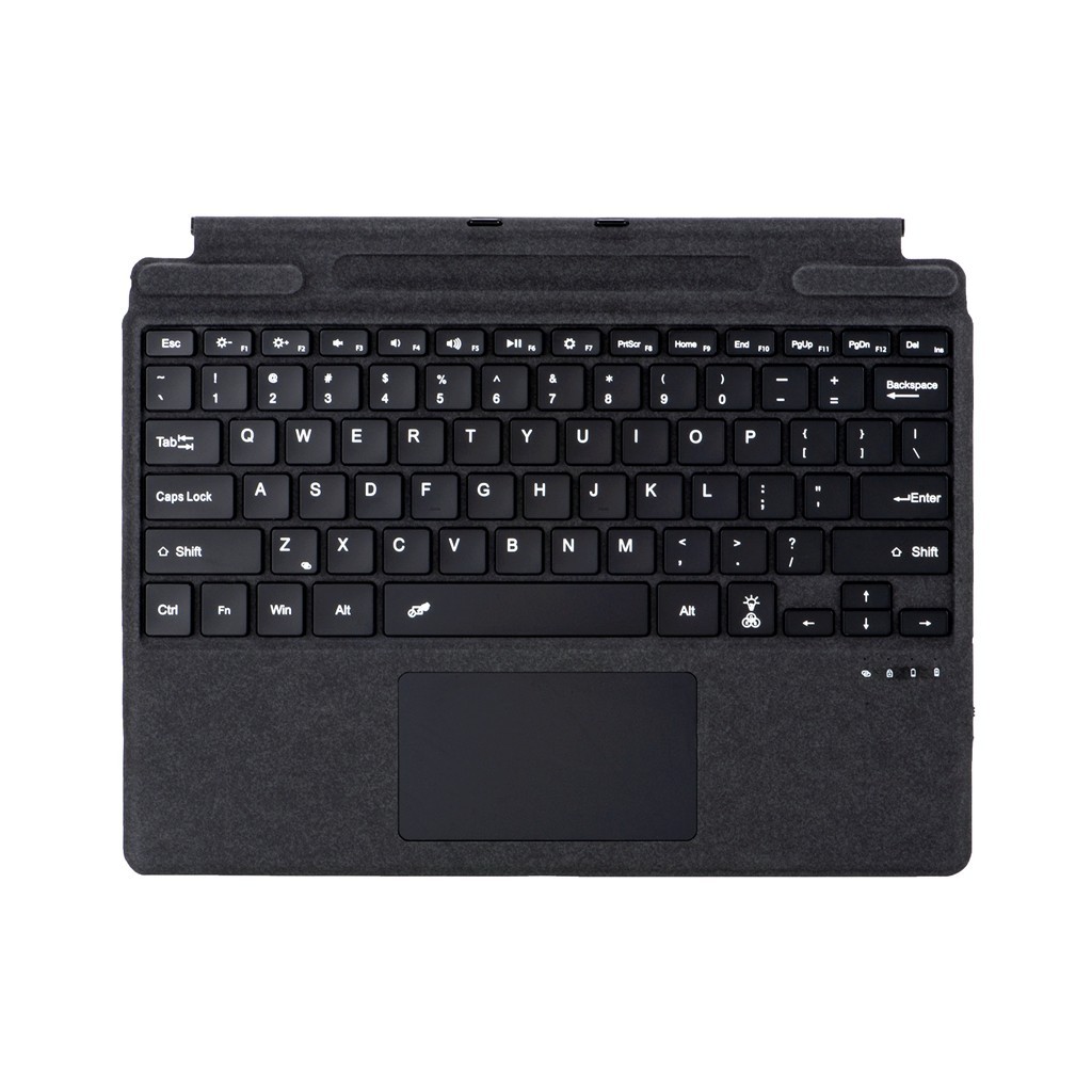 Backlit Wireless Slim Keyboard Touchpad for Microsoft Surface Pro 8/9/X/10/11
