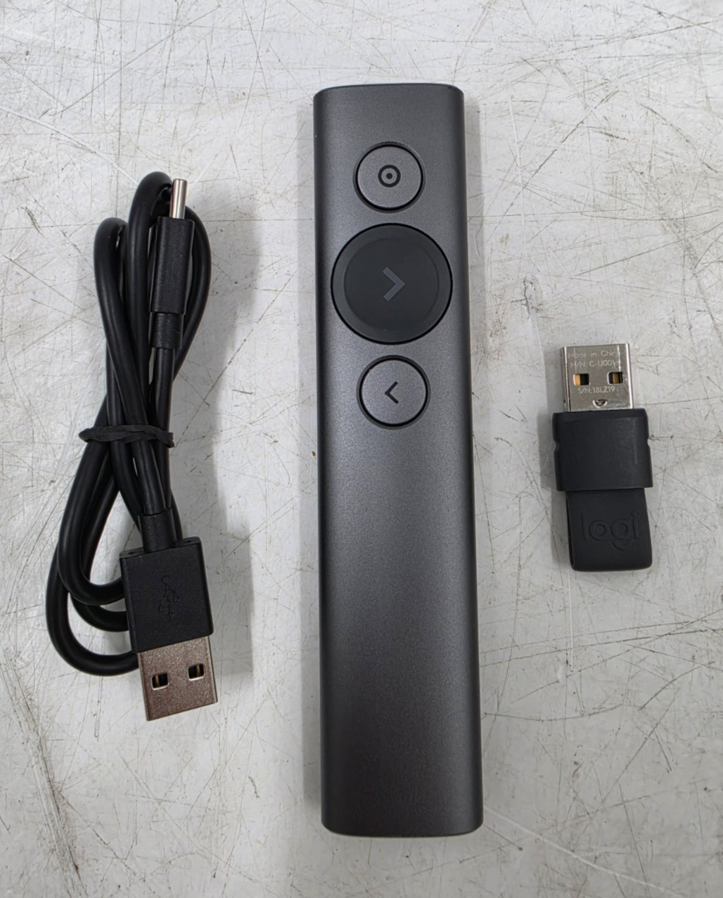 Logitech Spotlight Presenter M/N#: R-R0011 - Tested - EB-20649