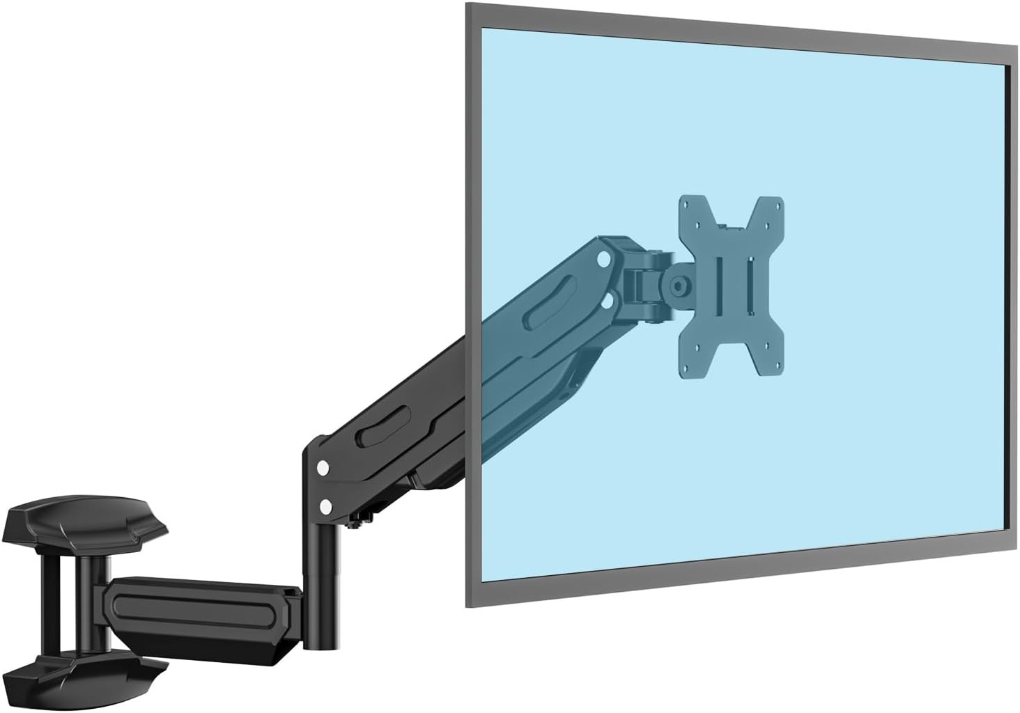 Single Wall Monitor Mount for 13"-32" 22lbs Full Motion Adjustable VESA 75 100