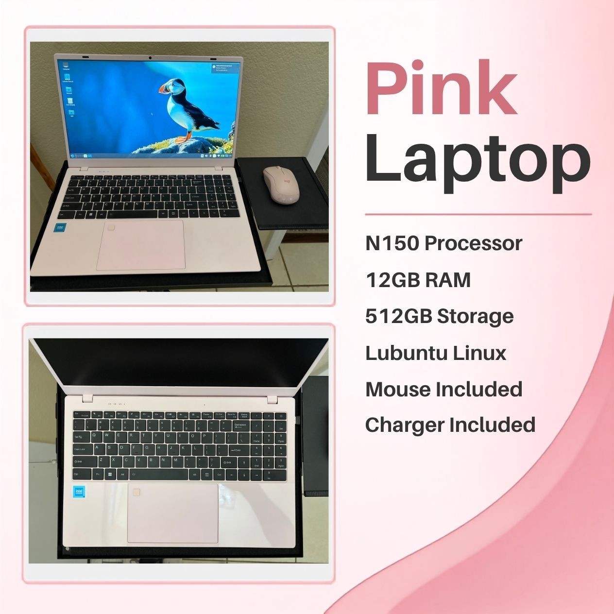 Pink Laptop
