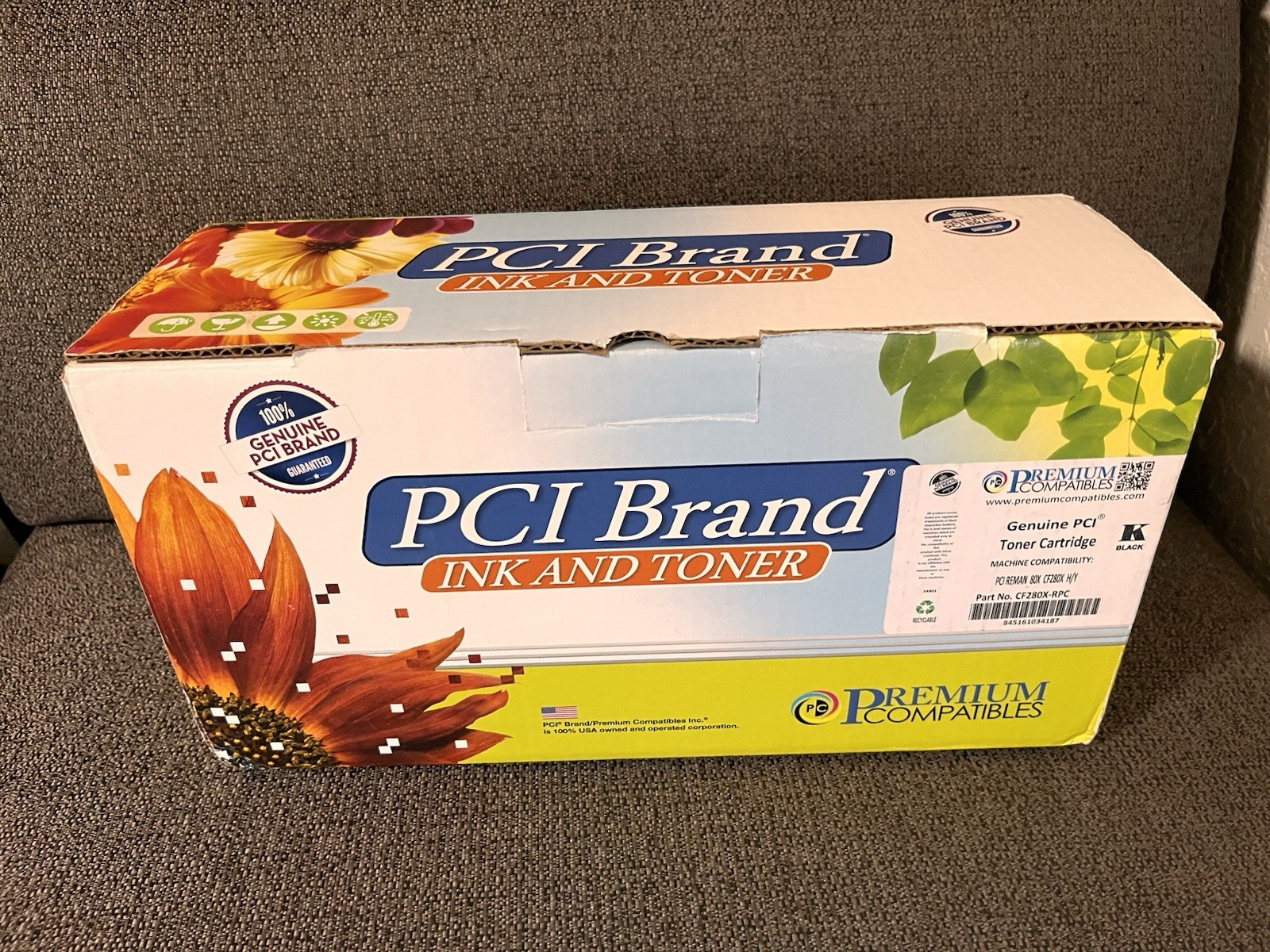 Genuine PCI Toner Cartridge Black - Compatible : PCI Reman 80X CF280X H/Y