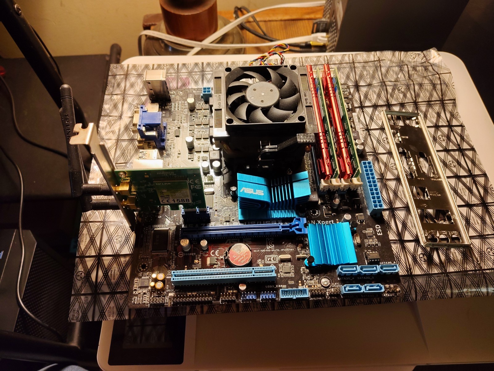 Asus M5a7bl-m Plus Usb3 Motherboard CPU 8 Core 4ghz 16 Gb Ram Wifi Combo