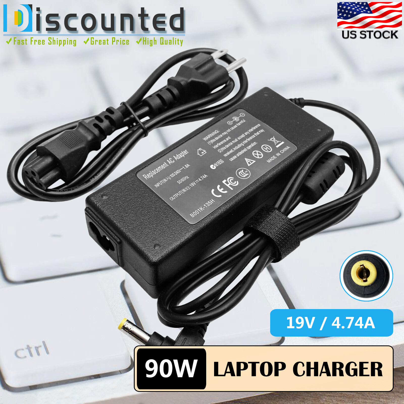 AC Adapter For Shuttle XPC Slim XH110 XH110V DH170 Mini PC Power Supply Cord