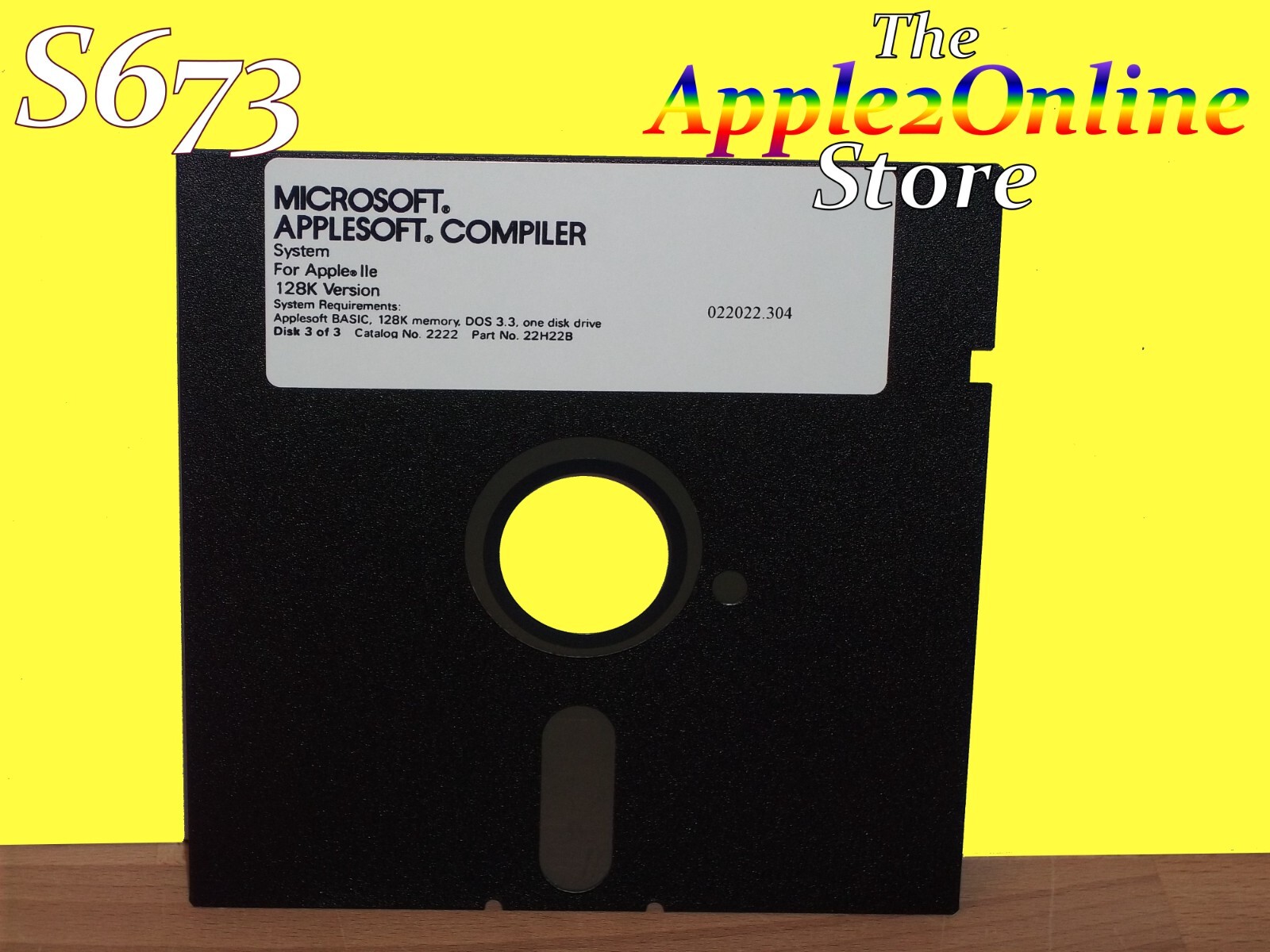 ✅ 🍎 Microsoft TASC (The AppleSoft Compiler) 128K Version for Apple IIe IIc IIGS