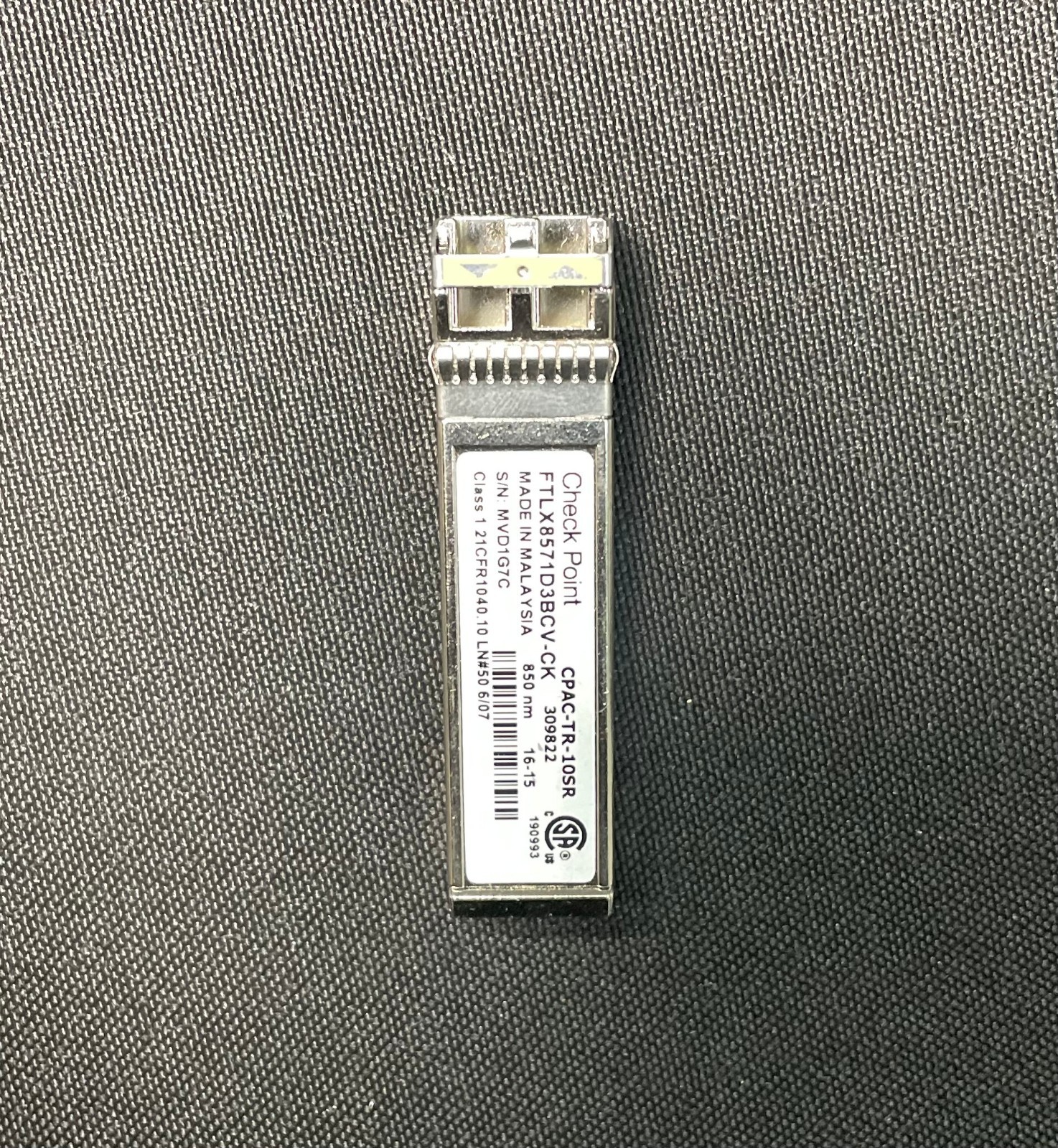 Checkpoint CPAC-TR-10SR 10G SR SFP Transceiver Module-Same Day Shipping
