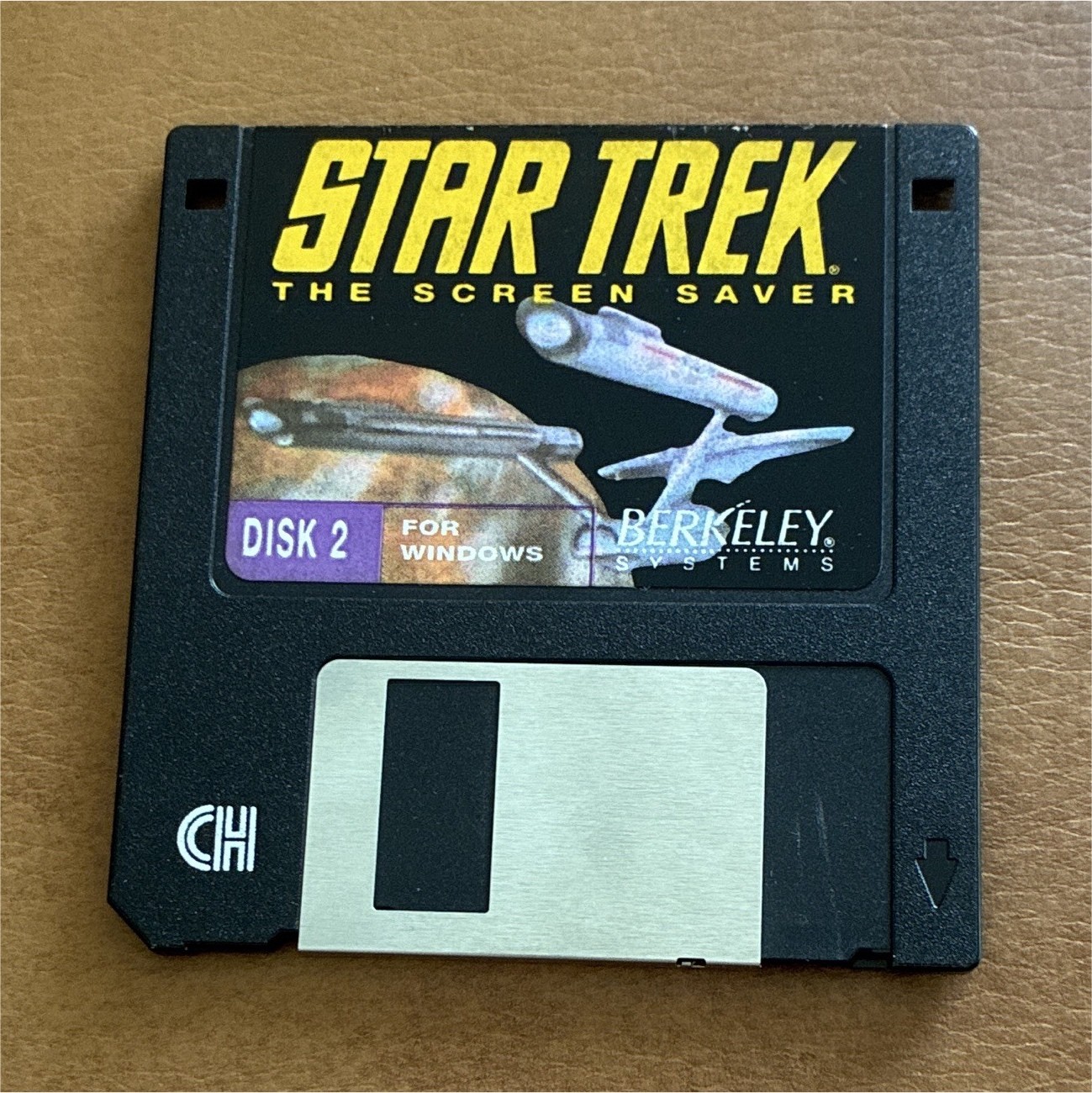 Berkeley Systems Star Trek Screen Saver Disk 2 for Windows 3.5" Floppy
