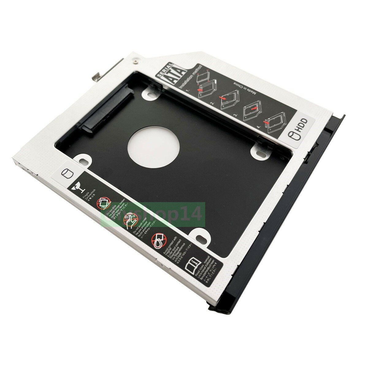 with Bezel + Bracket 2nd HDD SSD hard drive caddy For HP EliteBook 2560p 2570p