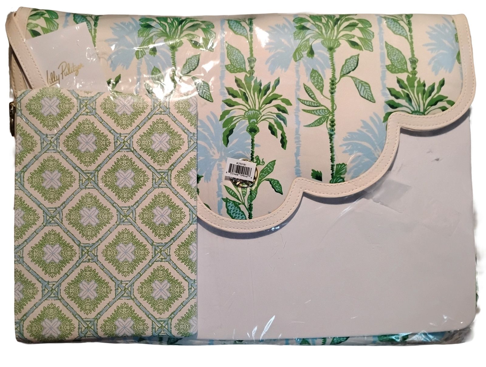 NIP Lilly Pulitzer NWT Padded Tech/ 15" Laptop Sleeve w/Accessory Zipper Pouch