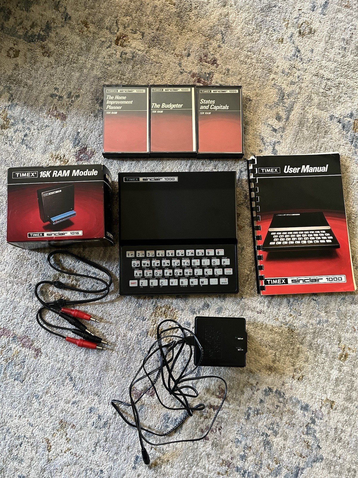 1982 Timex Sinclair 1000 With Original Manual And Accessories 
