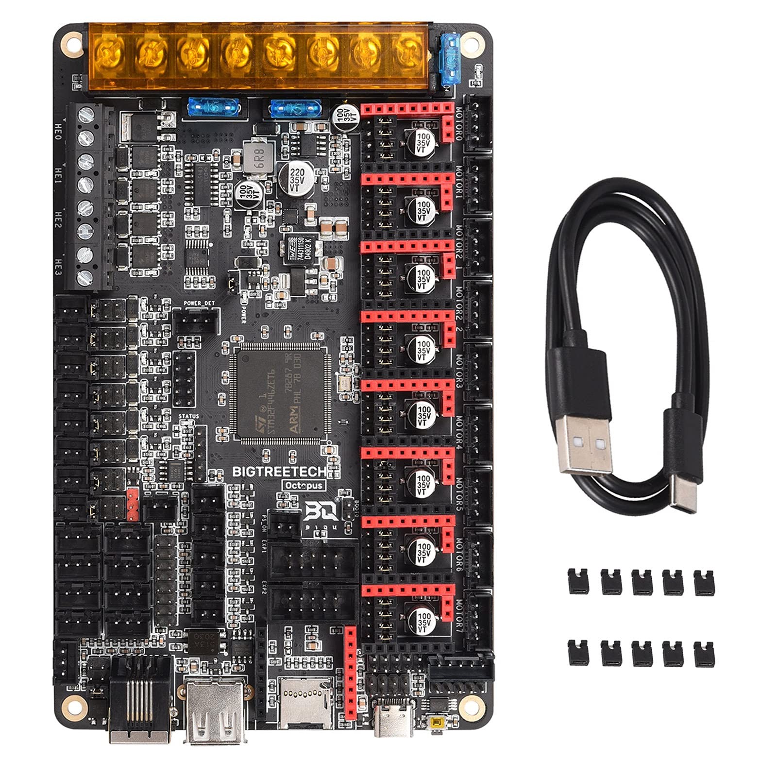 BIGTREETECH Octopus V1.1 Control Board 32Bit Silent Motherboard Support 8 Axi...