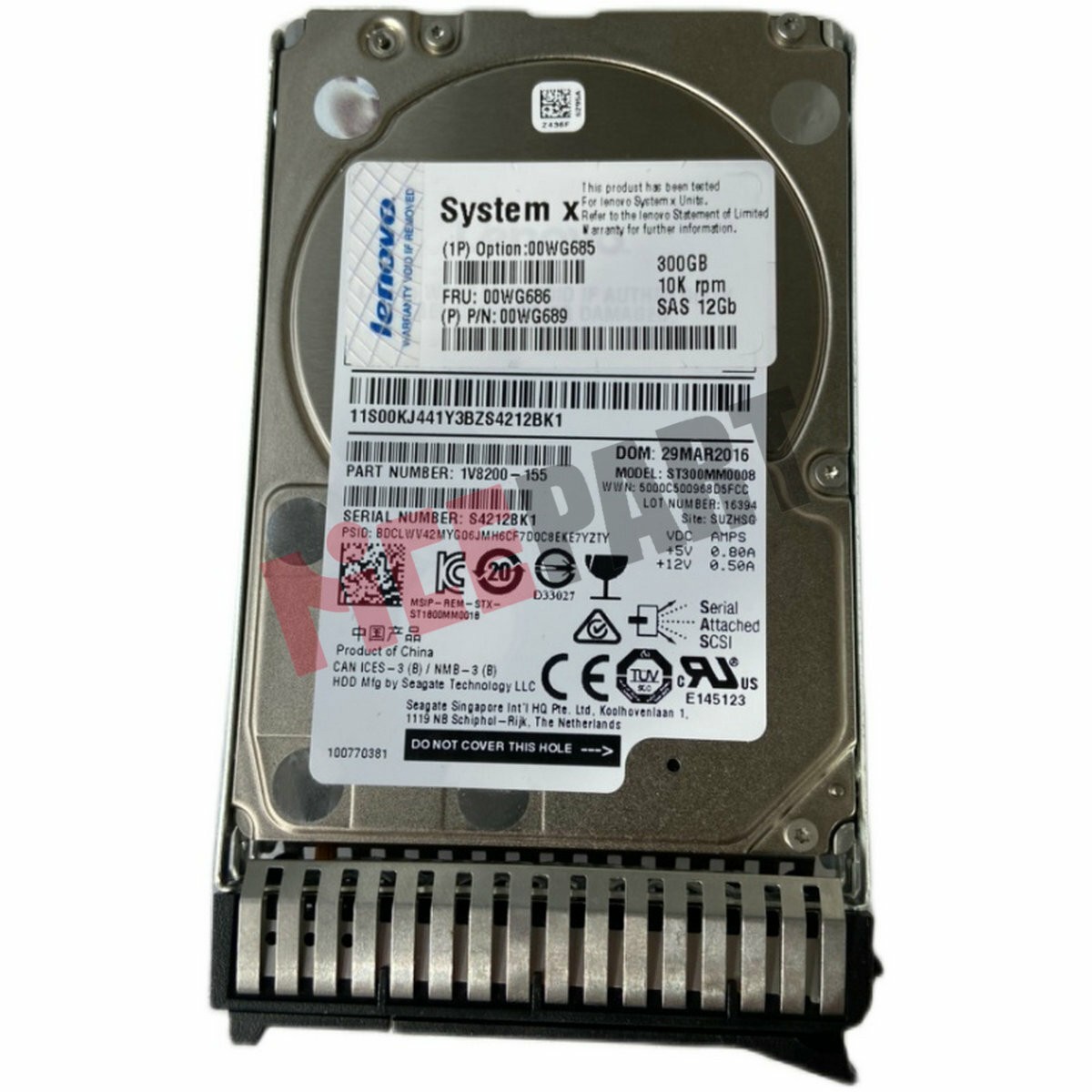 IBM / Lenovo 00WG686 300GB 10K RPM 12Gbps SAS 2.5" Small Form Factor Hard Drive