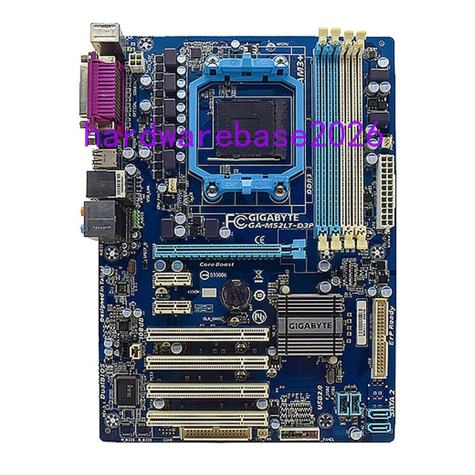 For Gigabyte Socket AM3+ DDR3 ATX Motherboard GA-M52LT-D3P