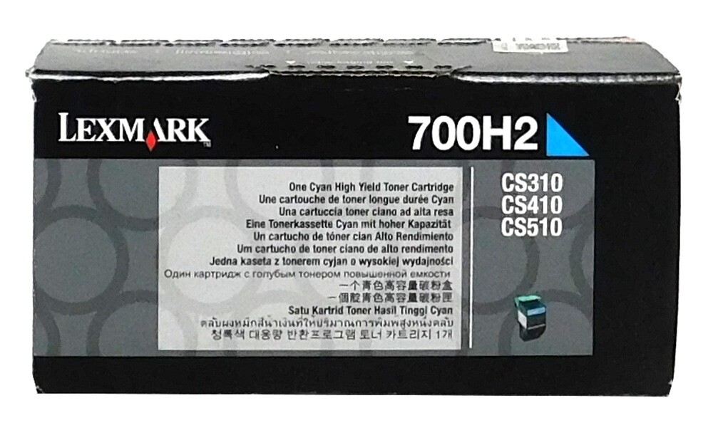 Lexmark 700H2 Cyan Toner Cartridge